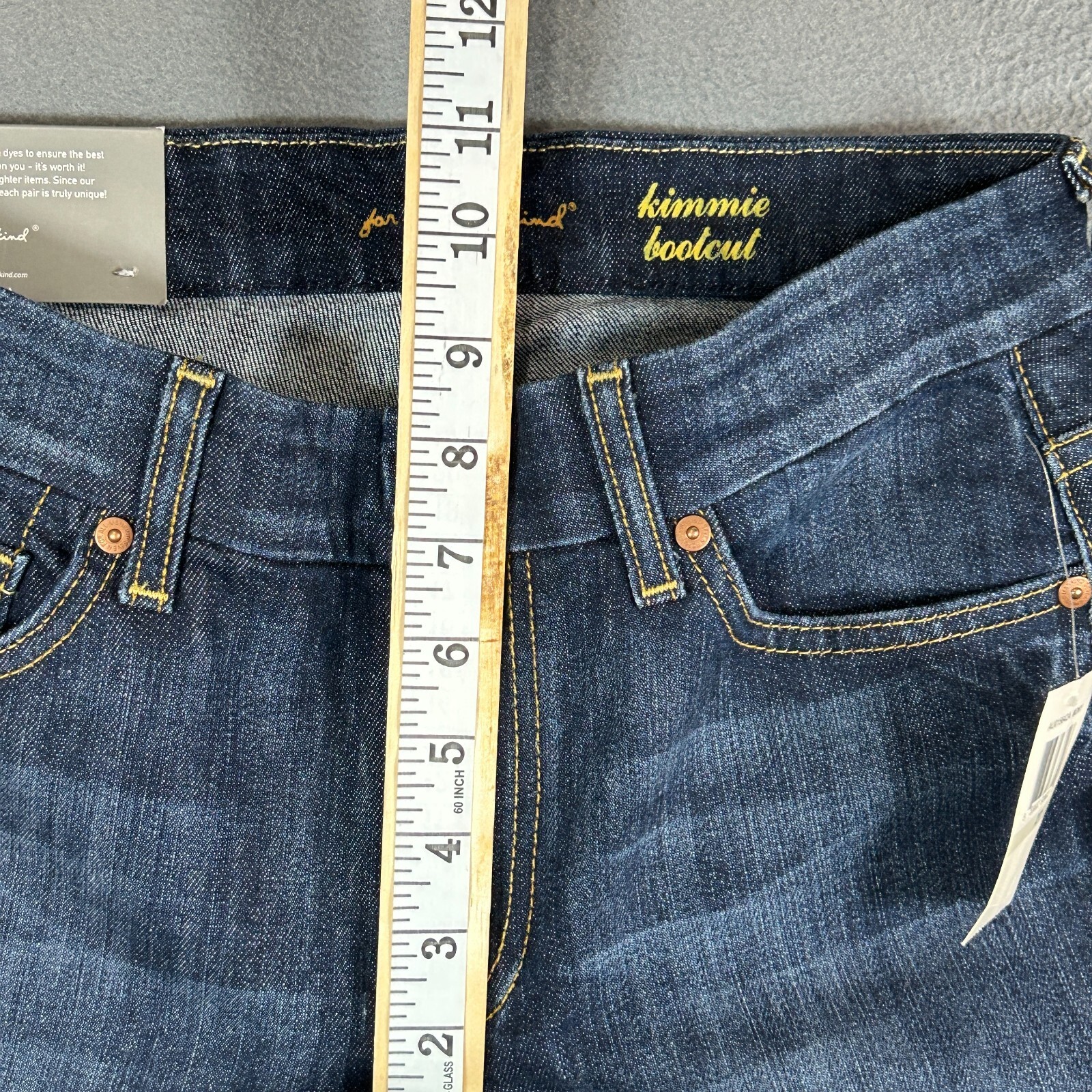 7 For All Mankind Jeans Womens Size 27 Kimmie Bootcut Stretch Denim NWT reg$198