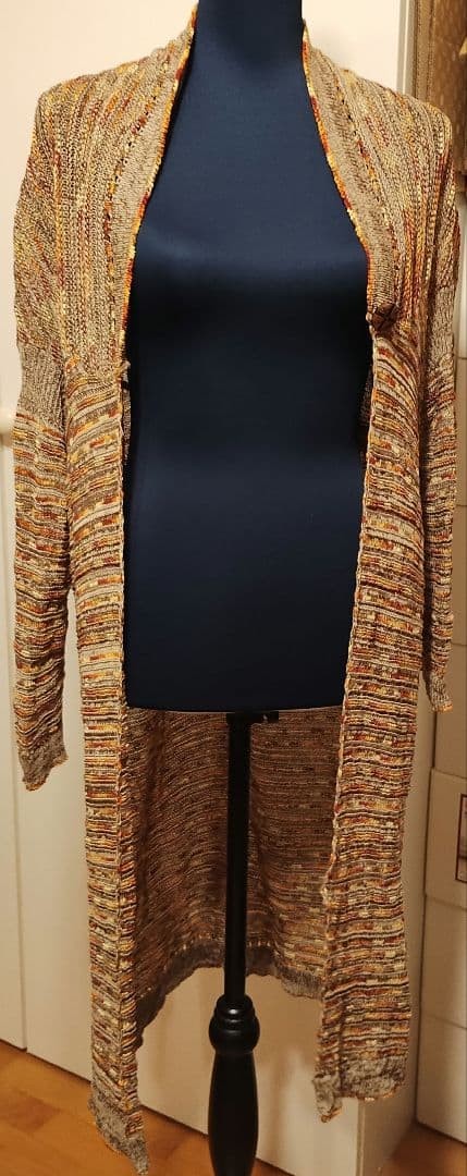 M.&KYOKO Multi-Stripe Long Sleeve Cardigan – Free Size