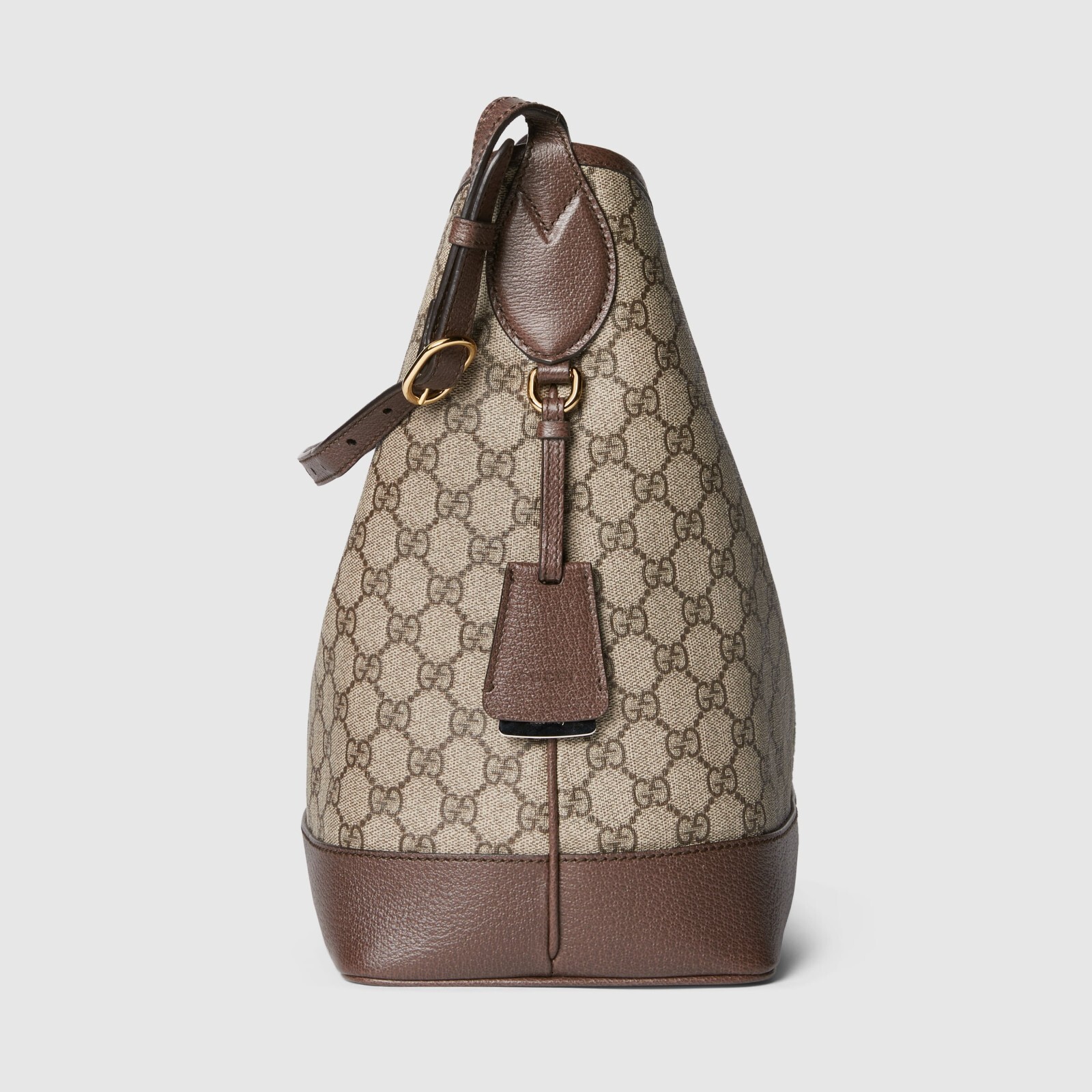 GUCCI Ophidia Medium $2590 Beige/Ebony GG Shoulder Bag New And Authentic