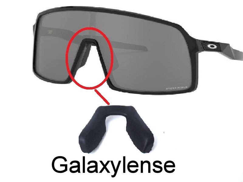 2 Pc Nose Pads Nose Pieces Replacement for-Oakley Sutro/Sutro Lite/Sutro S Black