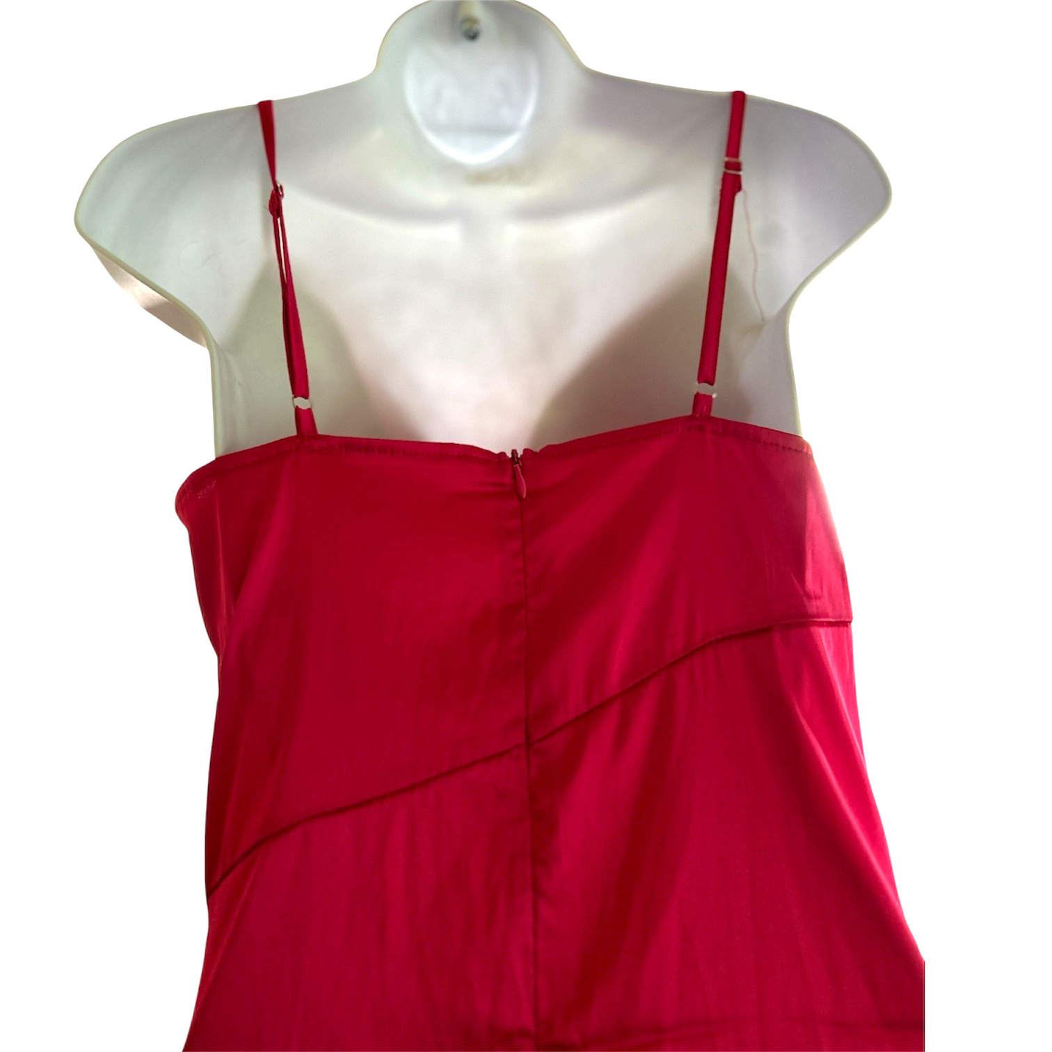 Pink LYANER Cowl Neck Semi Sheer Side Slit Dress Size Medium