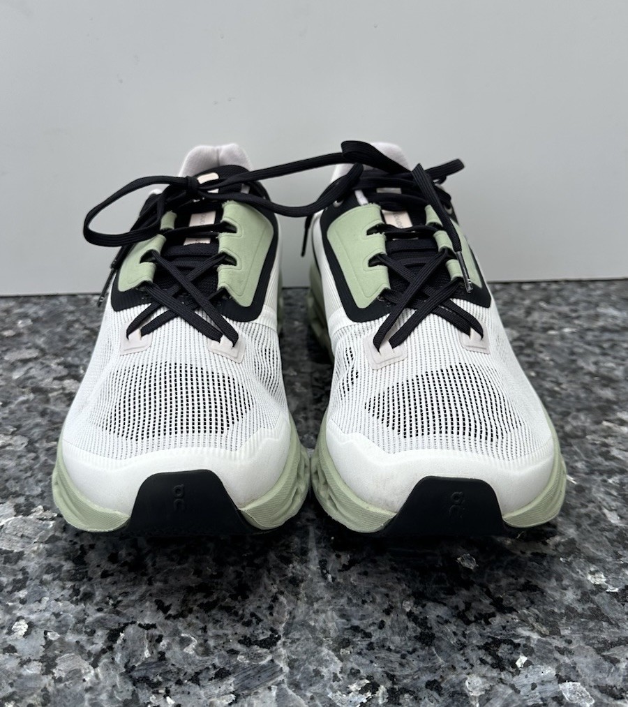 On Cloudstratus Shoes Women’s 10.5 White Green Running Sneakers Outdoor 39.98997