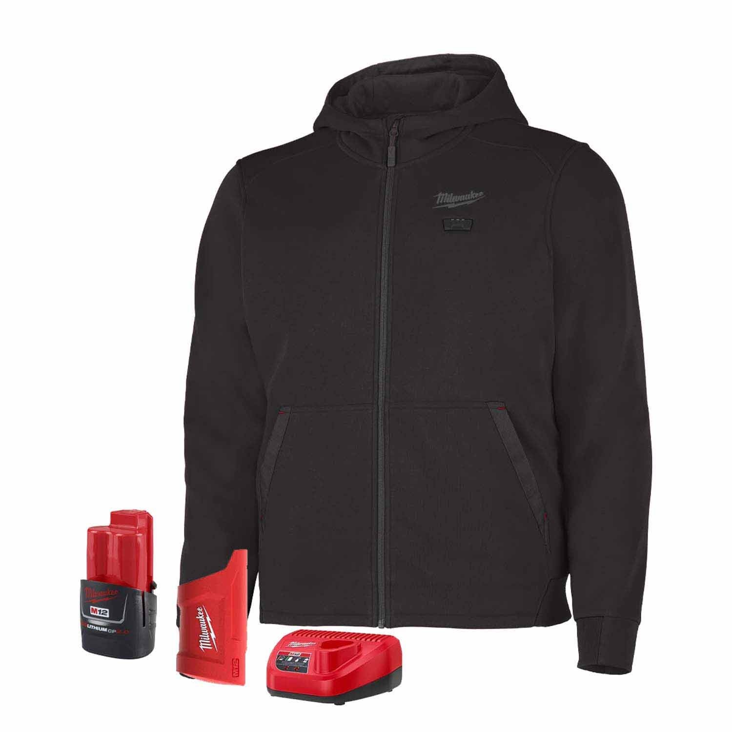Milwaukee M12 Heated Jacket with Battery and Charger Hexon Technology