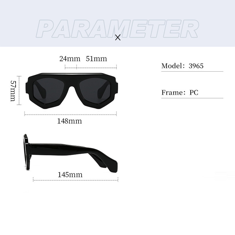 Polygon Tinted Reading Sunglasses Men Women Shade Presbyopic Sunglasses +5.0