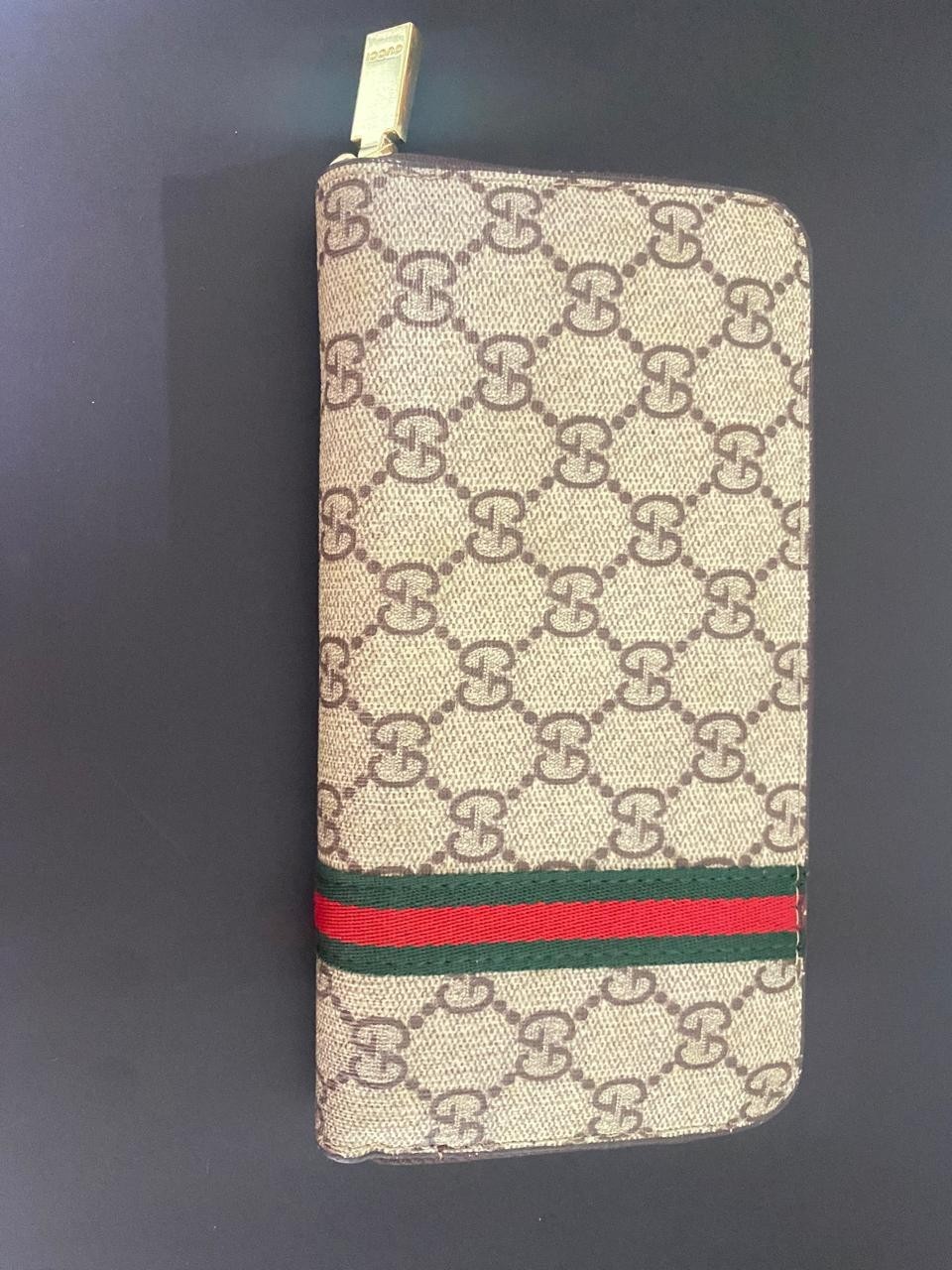 Authentic Gucci GG Supreme Ophidia Long Wallet Zip Around Coin Pocket Unisex