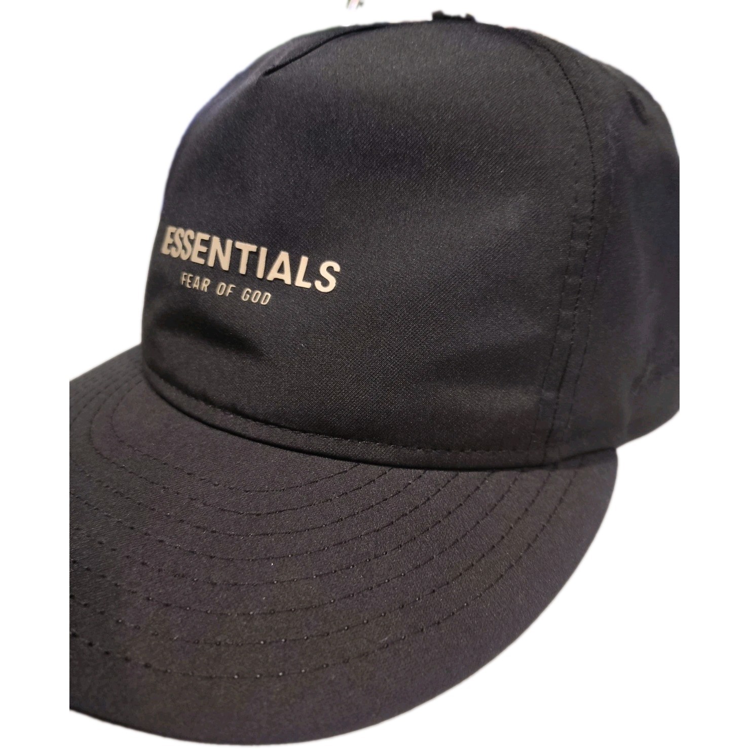 New Era x Fear Of God Essentials FOG 9Fifty Nylon Strapback Hat Cap Black