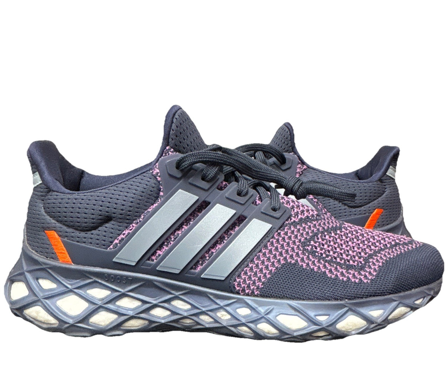 adidas UltraBoost Web DNA Shadow Navy Lilac Primeknit Sneaker GX2136 Mens