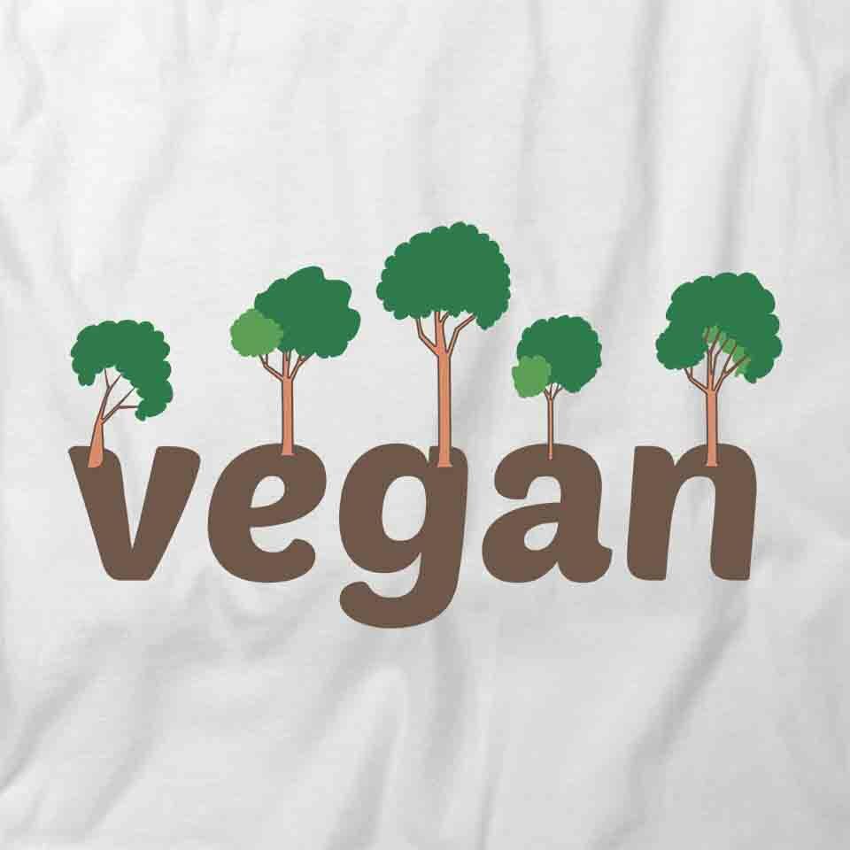 VEGAN TShirt Tee Short-Sleeved Cotton CLOTHING FOOD S1WCA103
