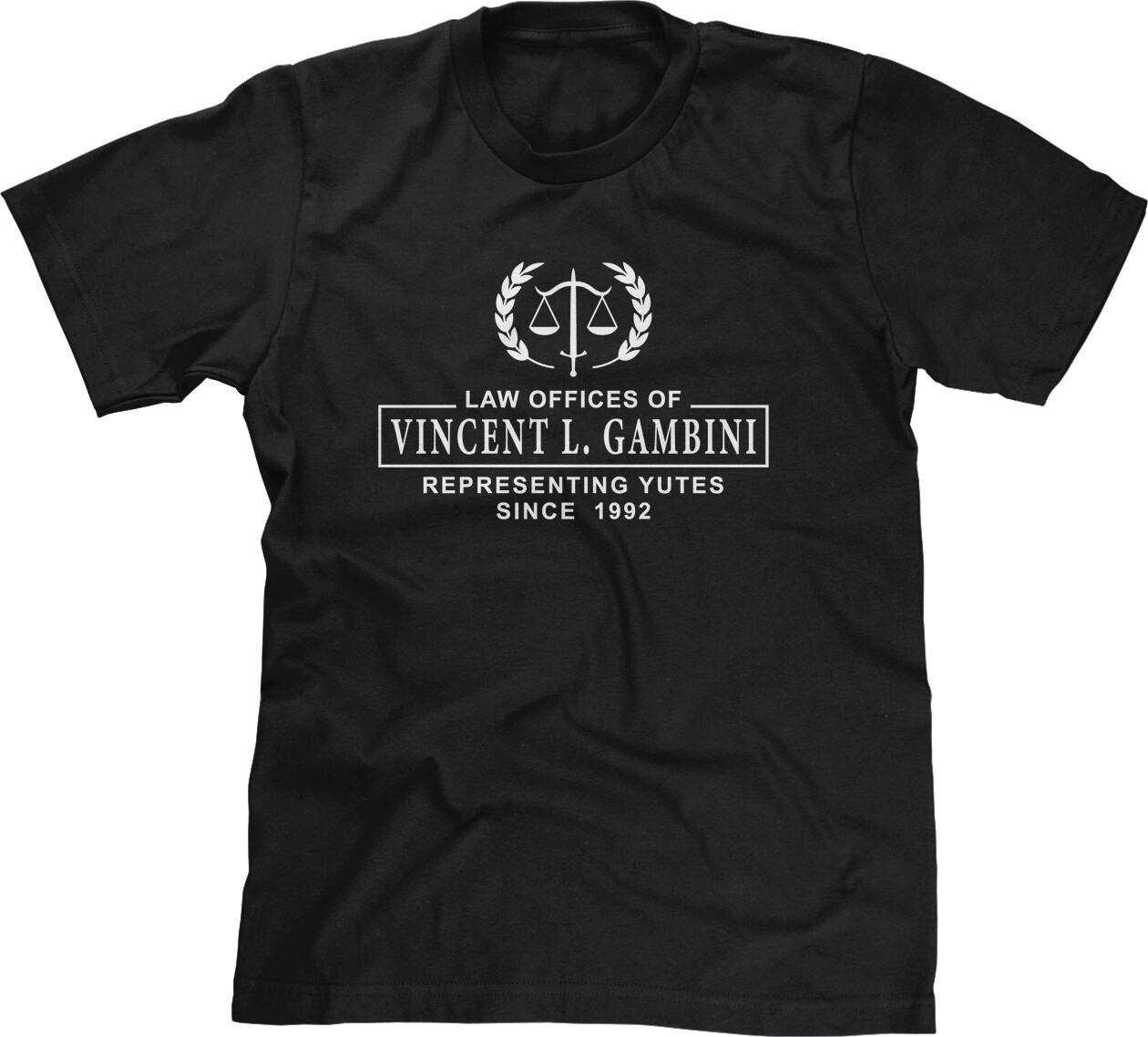 Vincent L Gambini Representing Yutes 90s Movie Funny Lawyer Comedy Joke Mens Tee
