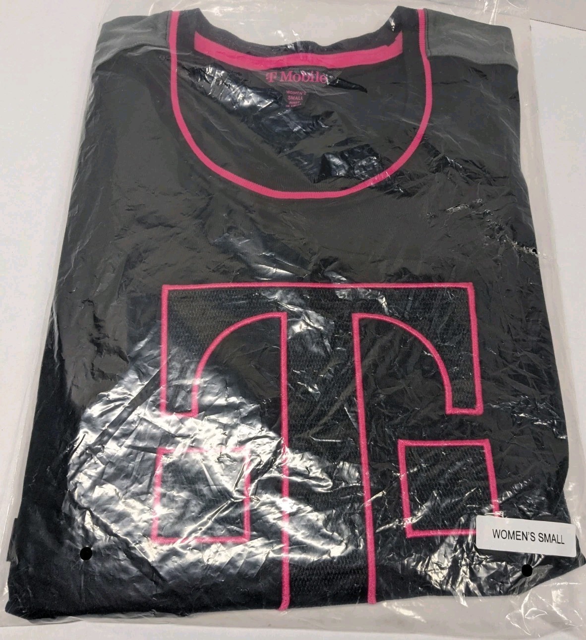 T-Mobile Embroidered Logo Long Sleeve Shirt Women’s Size S Workwear Style Top