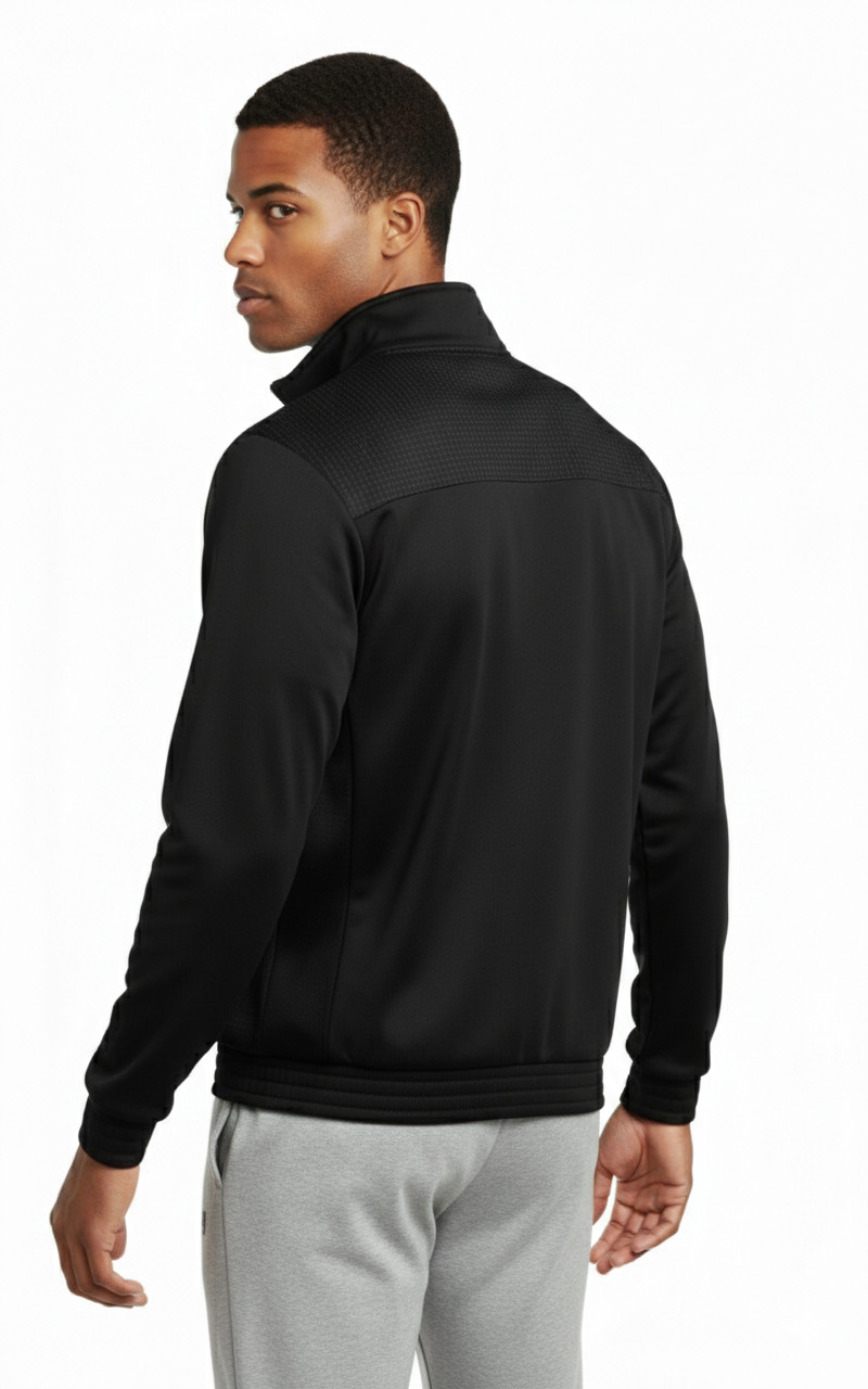 New Tek Gear Men’s Lightweight Tricot Full-Zip Track Warm-Up Athletic Jacket