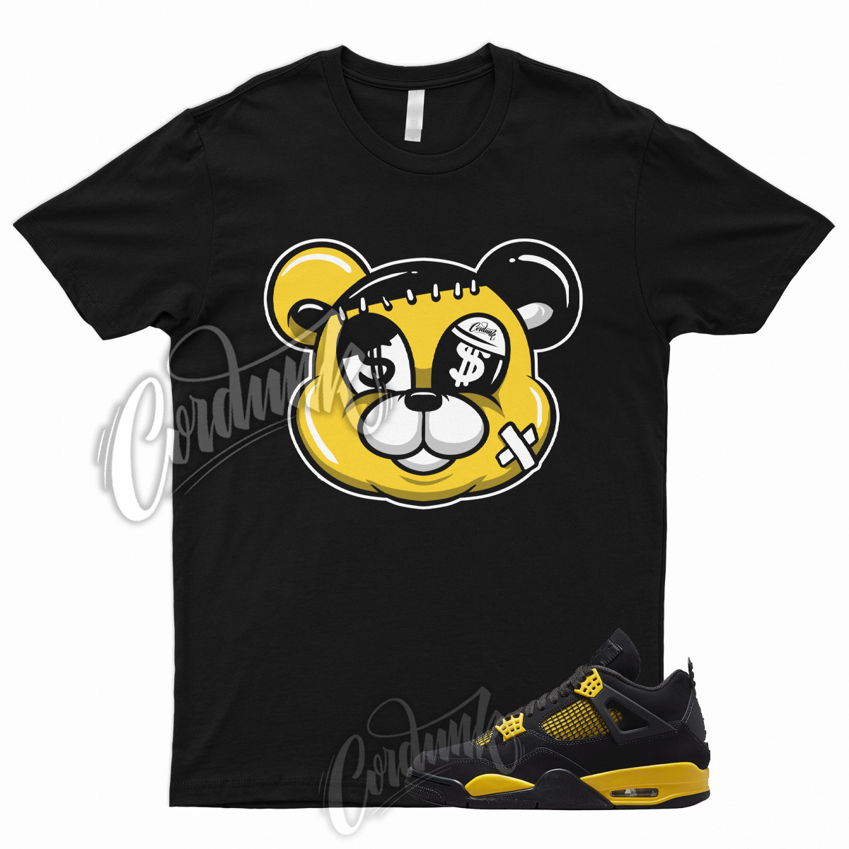 STITCH T Shirt to Match 4 Retro Tour Yellow Thunder Lightning Low Mid 1