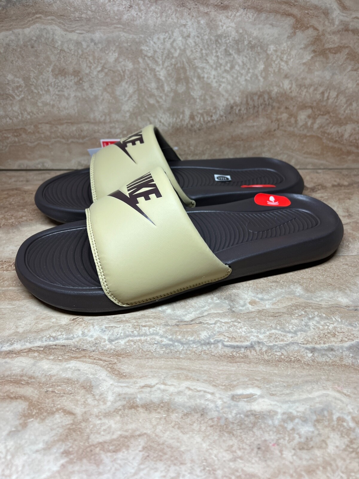 Nike Victori One Slides Size 10 Baroque Brown Mens CN9675 701