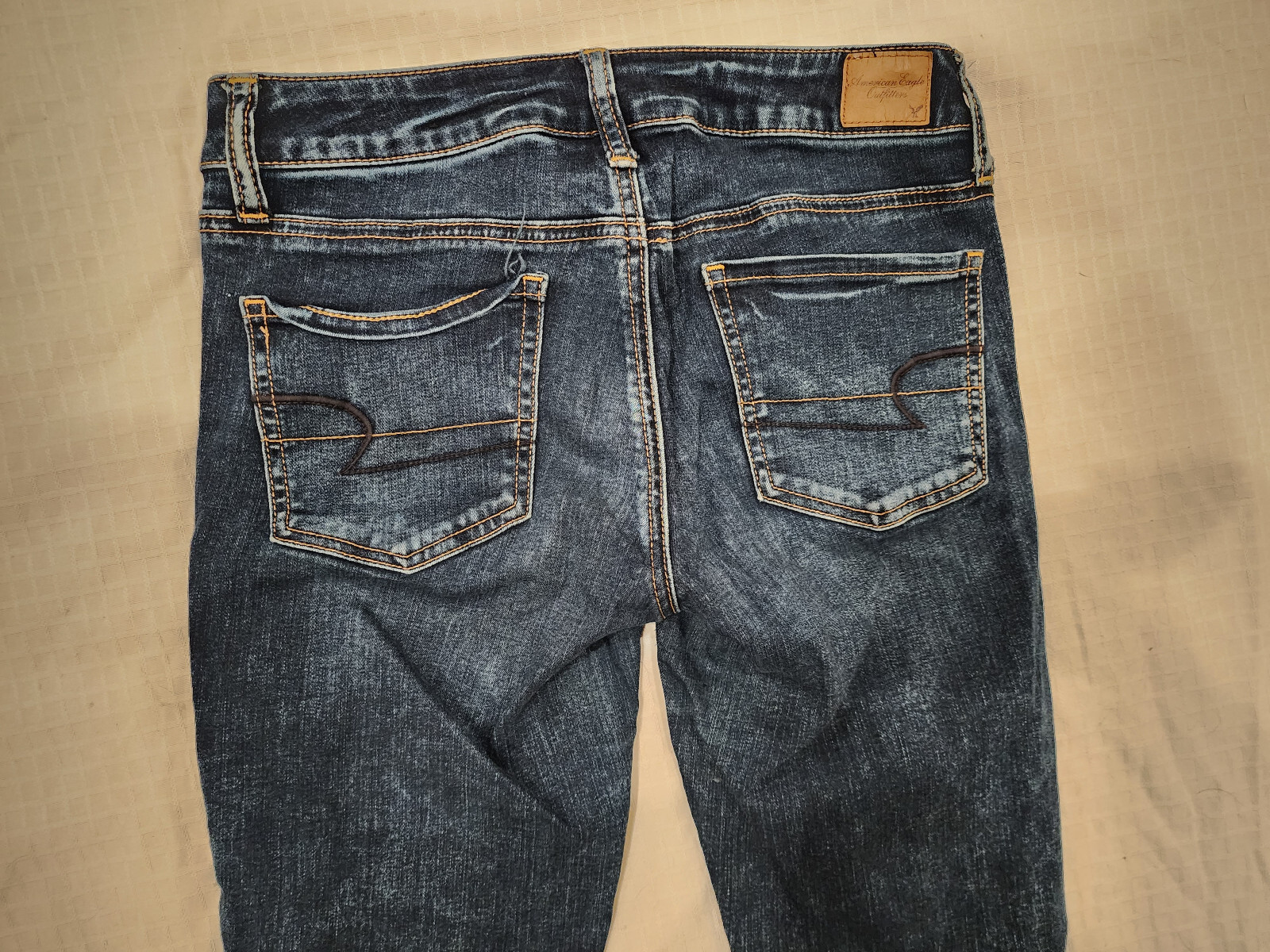 American Eagle Super stretch jeans: jegging fit, ankle Zippers Women’s 6 Reg