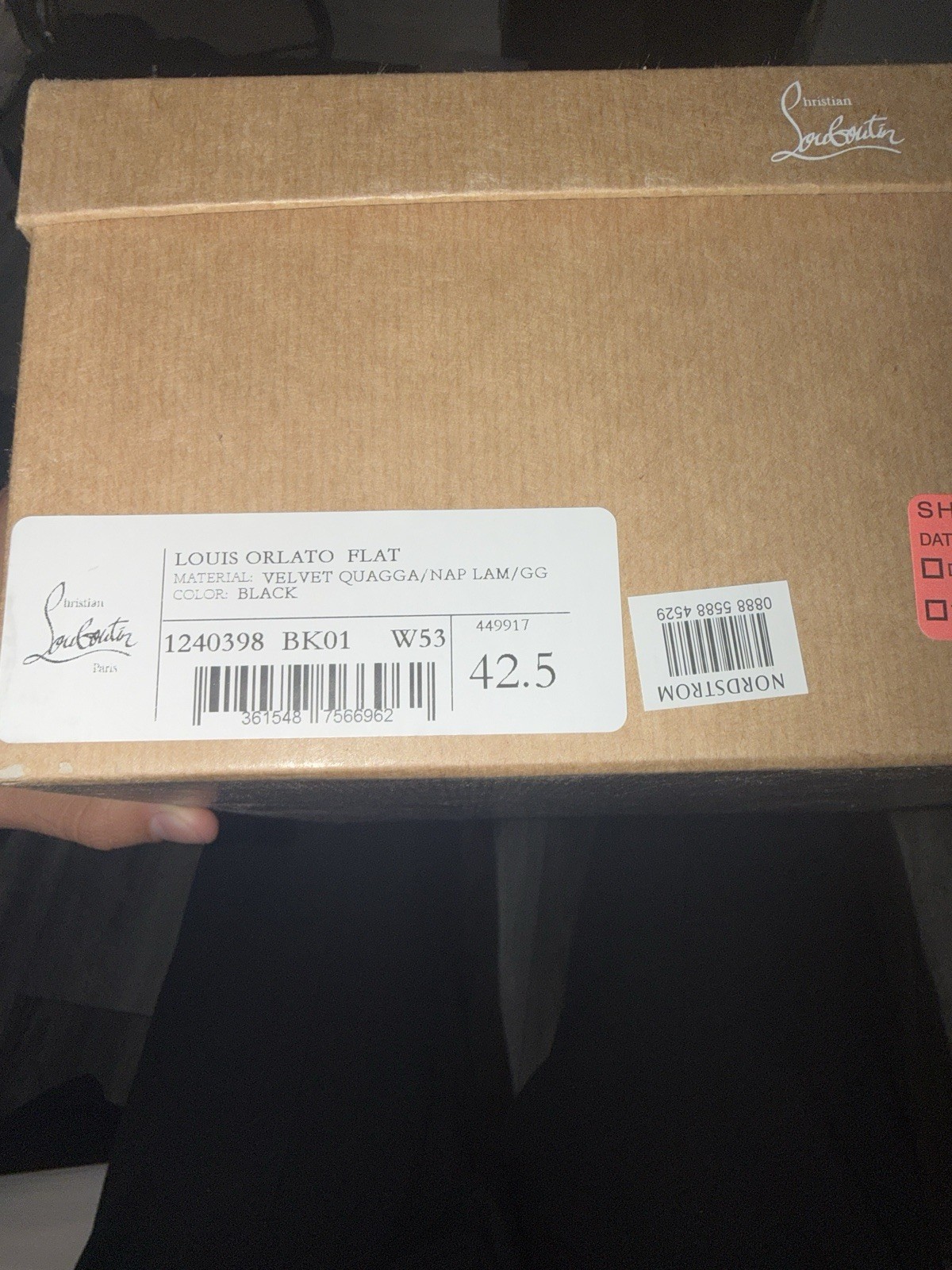 Christian Louboutin High Top Animal/Zebra Print size 9.5 US / EU 42.5