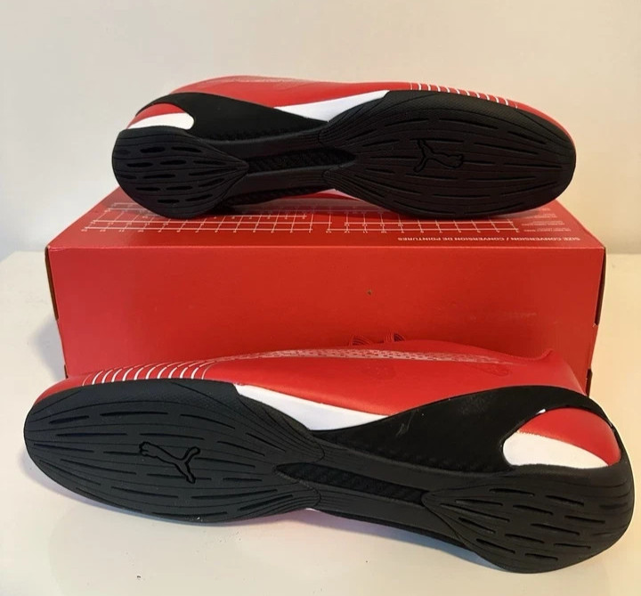 PUMA Ferrari Carbon Cat Rosso Corsa/Red Mens Driving Shoes 307546 06 Sz 9.5