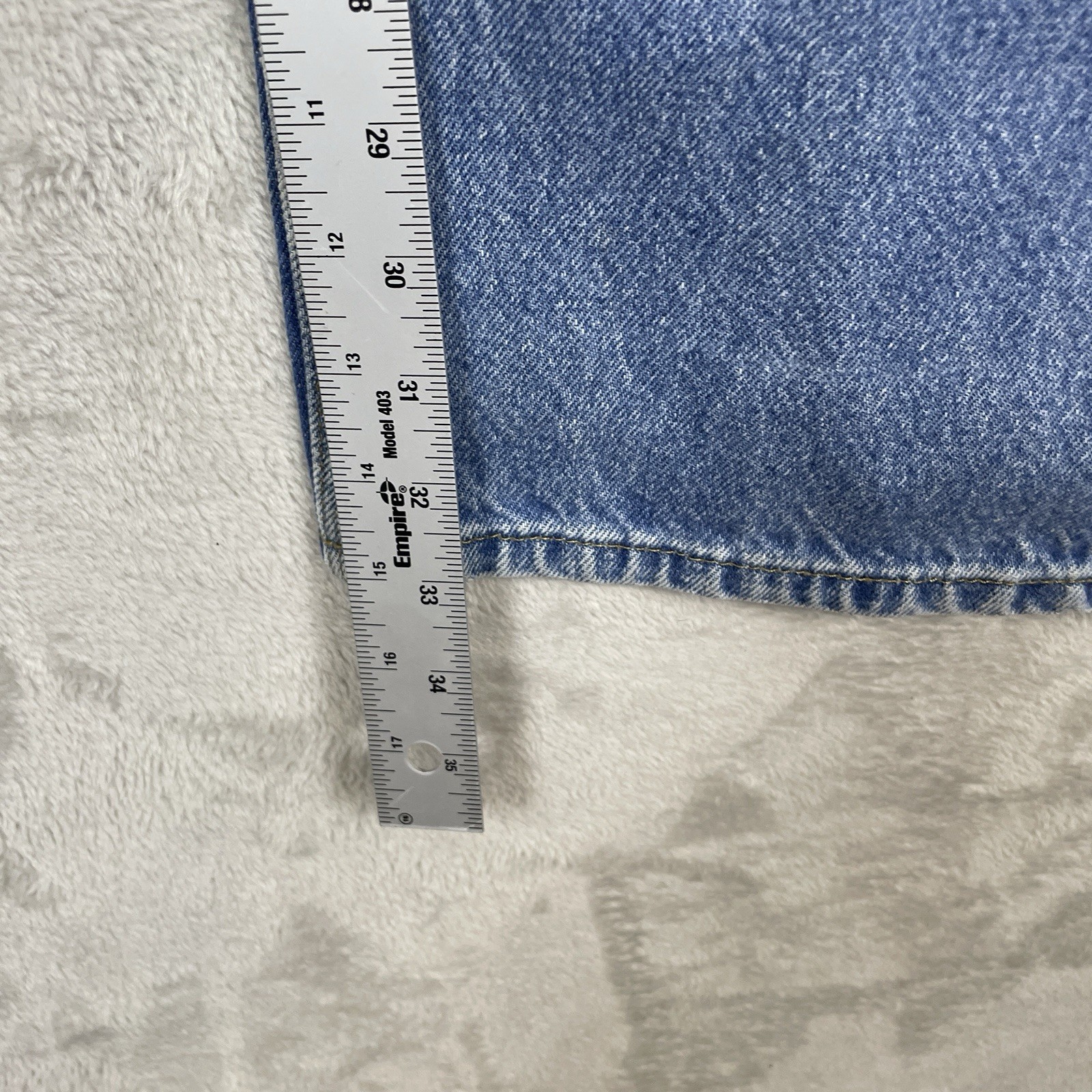 Vintage Carhartt Double Knee Jeans Mens 36×34 B73 DST Distressed Denim Pants