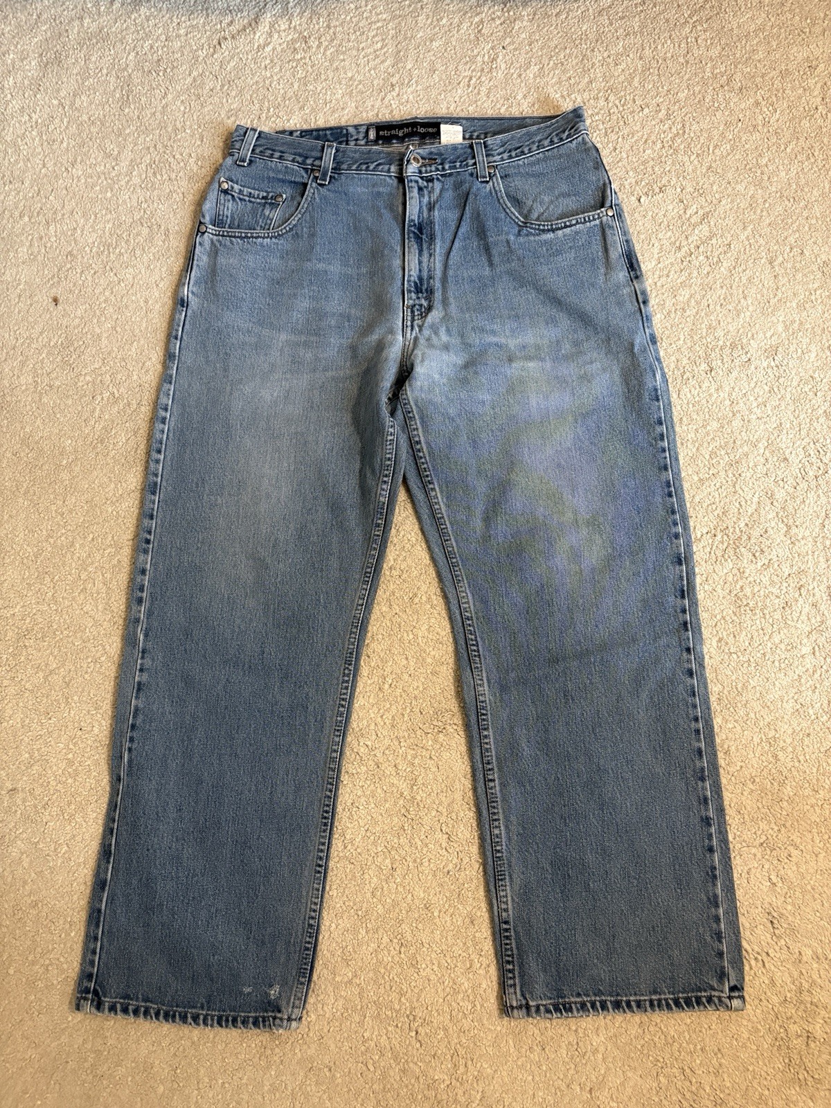 Vintage Levi’s Silvertab Men’s Jeans Straight and Loose 36×30 Blue