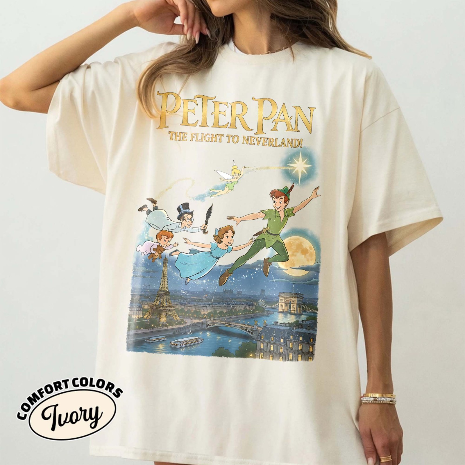 Vintage Peter Pan Disney Shirt Vintage Disney Ride Tee, Peter Pan Shirt