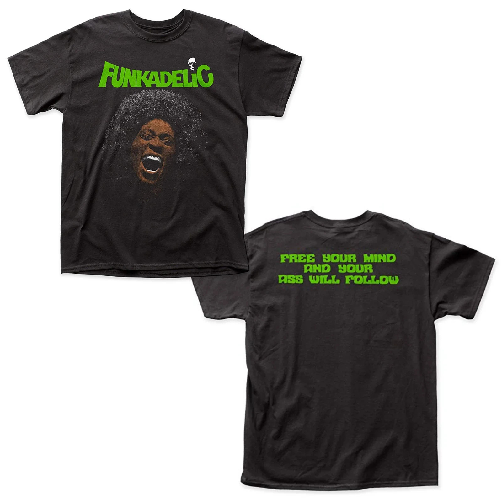 2 Sides Funkadelic Free Your Mind Shirt Black Cottn S-5XL BS1147