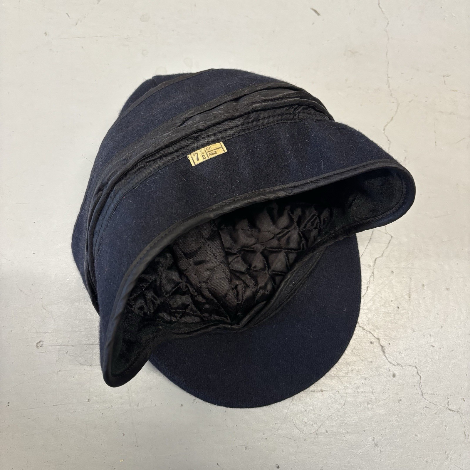 Vintage 1940s Blizzard Wool Cap – Stormy Kromer Style – Made in USA – Size 7 1/2