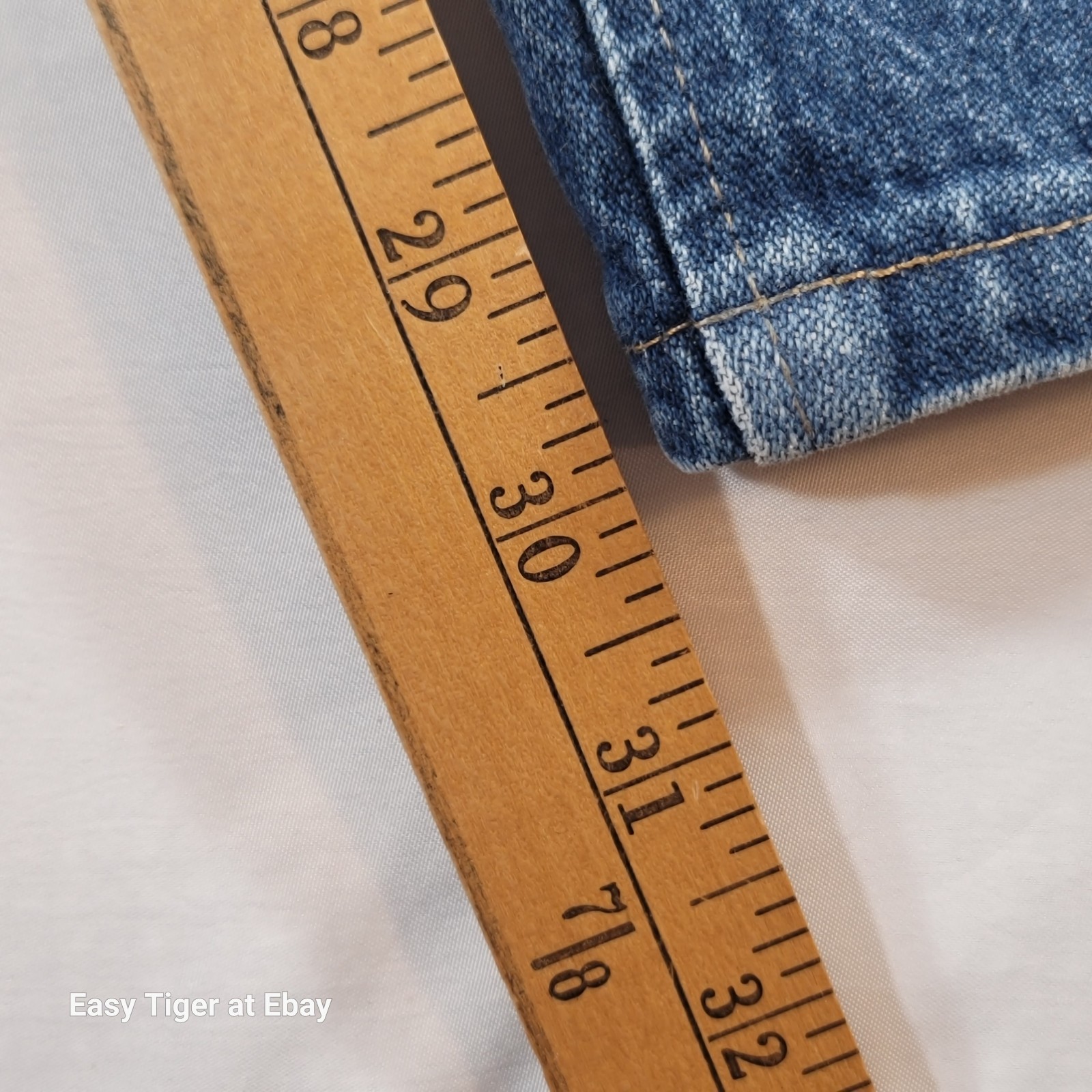 VTG Wrangler Mens 47MWZ Regular Fit Cowboy Cut Jeans 47MWZPW 38×30 Crease Starch