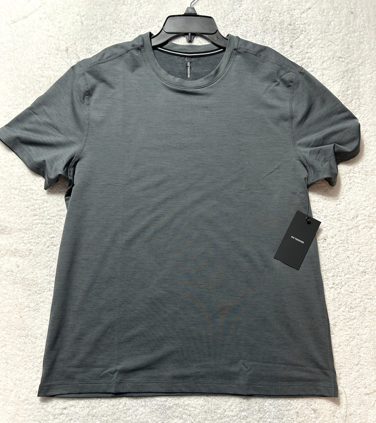 Ten Thousand Interval Men’s Iron Grey Medium Short Sleeve Shirt (B1)