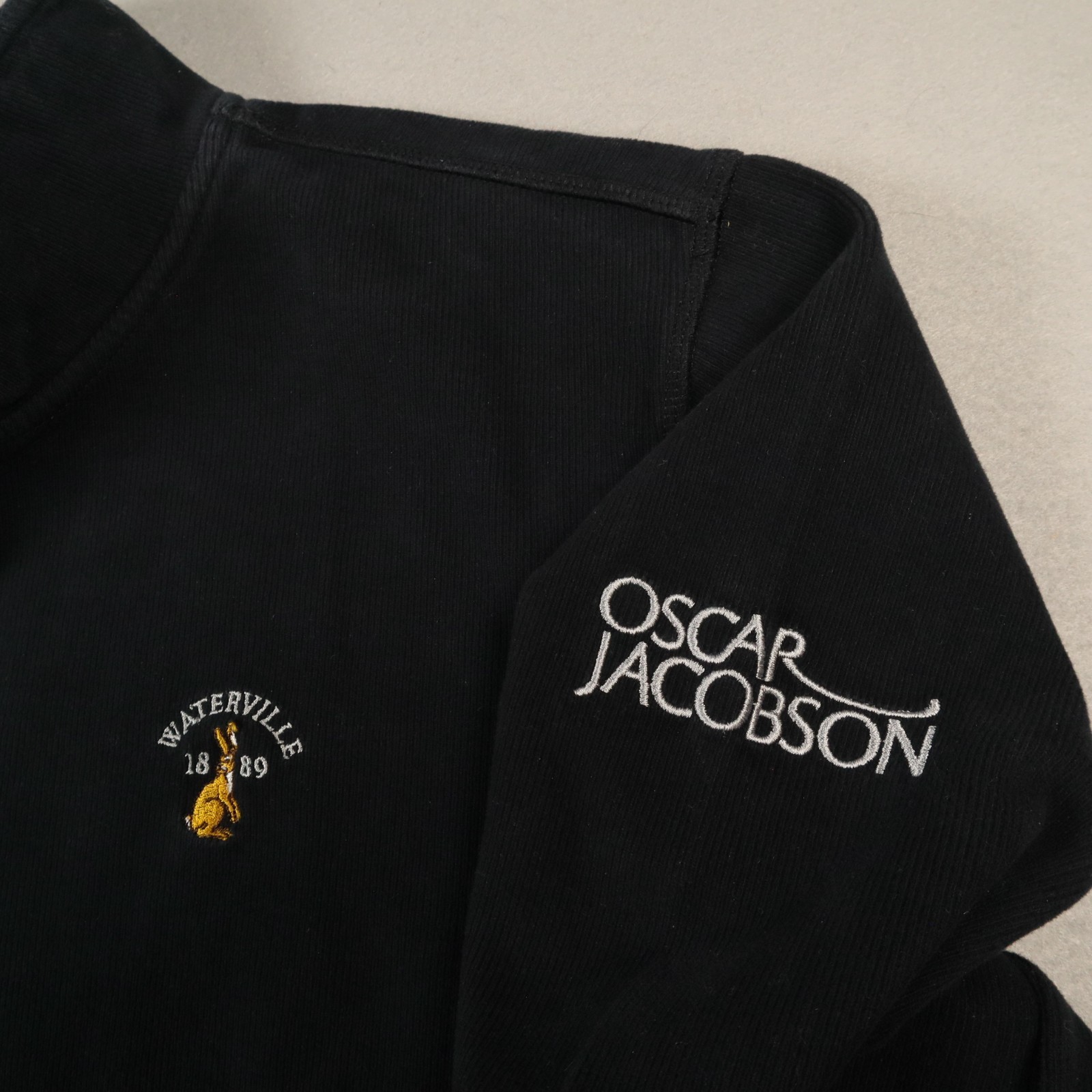 Oscar Jacobson Budd Half Zip Pullover Men’s 2XL Waterville Golf 1/4 Black