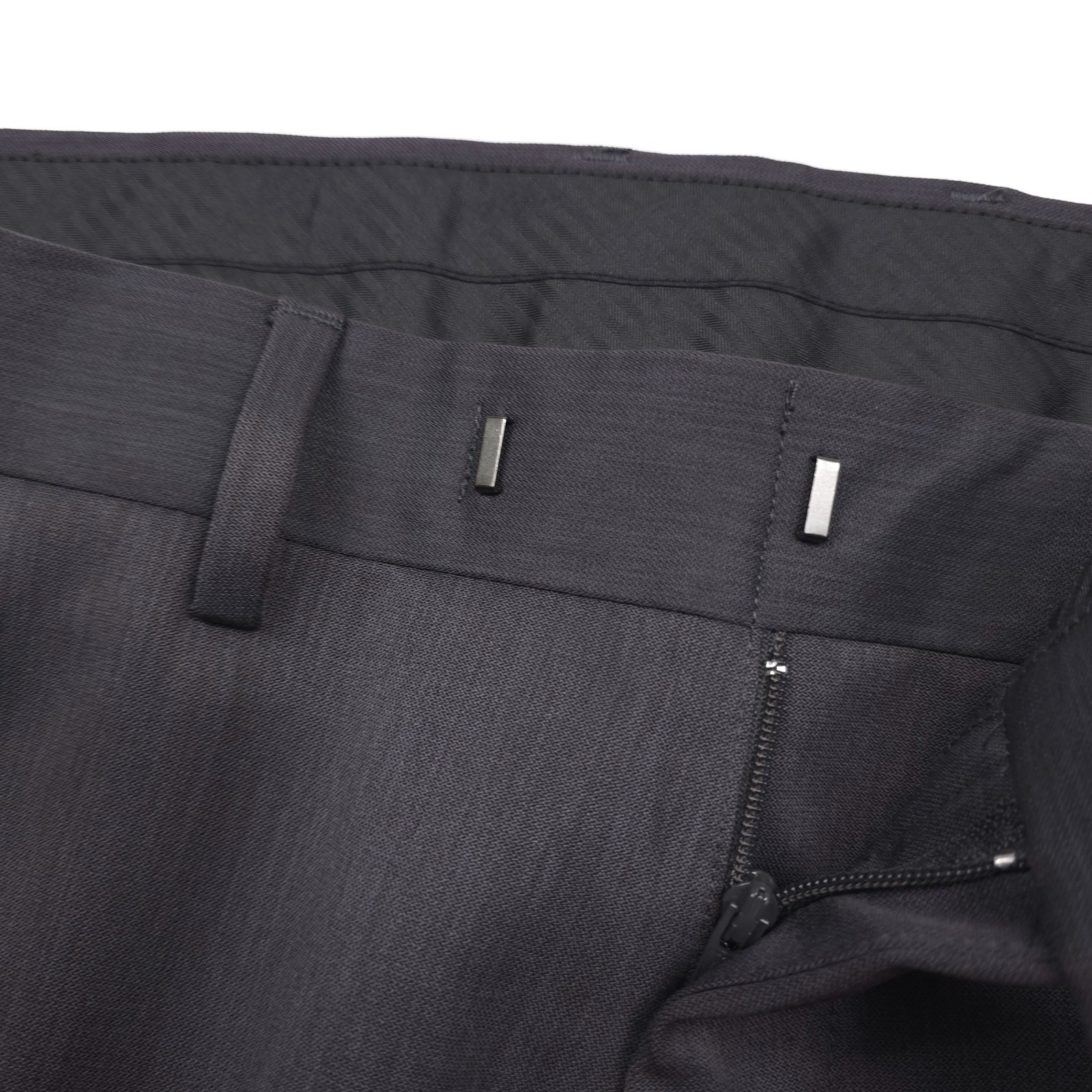 Kenneth Cole Reaction Gray Slim Fit Dress Pants Mens Size 38 X 32