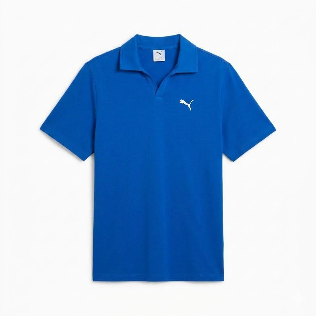 Puma Resort Essentials Buttonless Polo Vivid Blue Mens Size XL 686474 45 NWT