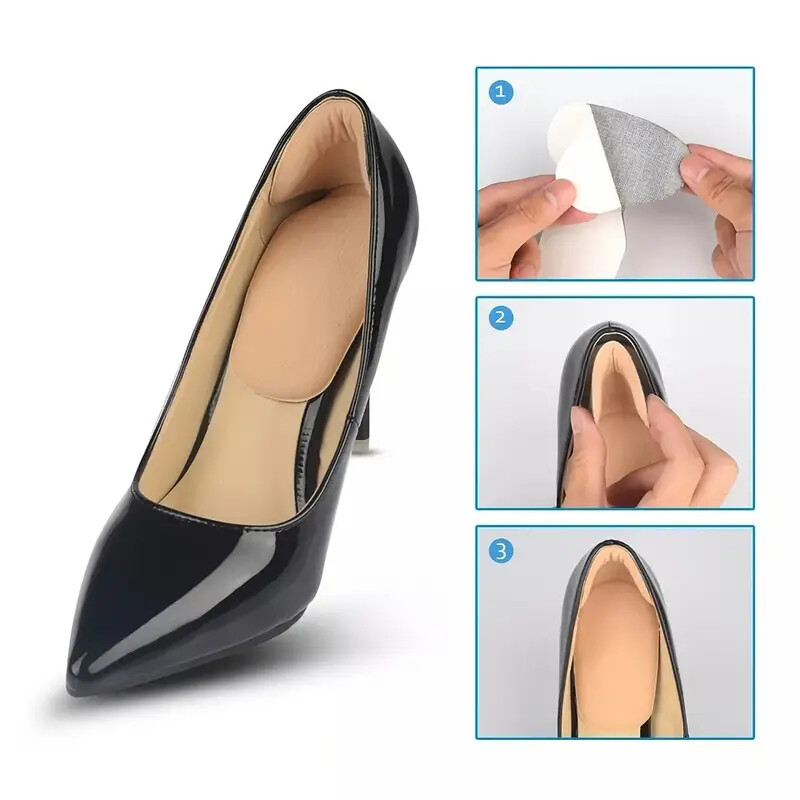 6 Pairs Heel Protector Grips Pad Insert Cushion Insole For Shoes High Heel Women