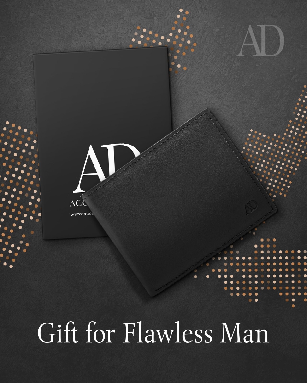 Genuine Leather RFID Blocking Bifold Wallet For Men Slim Mens Wallet Minimalist