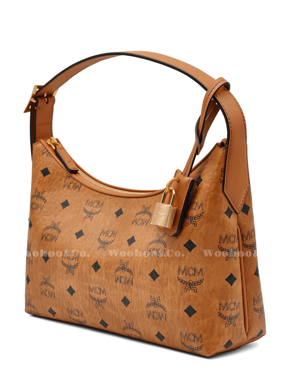 MCM Aren Visetos Handheld Shoulder Bag Small Women’s 10.2×3.7×7.4 in