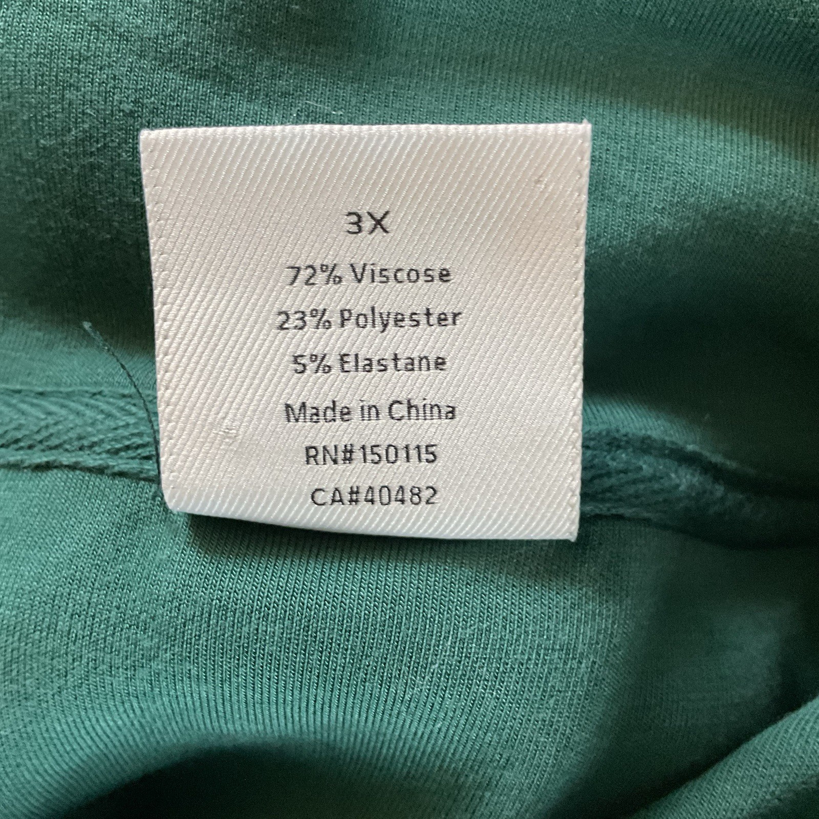 Varley Hawley Half-Zip Sweatshirt Green Plus Size 3X Athleisure DoubleSoft Comfy