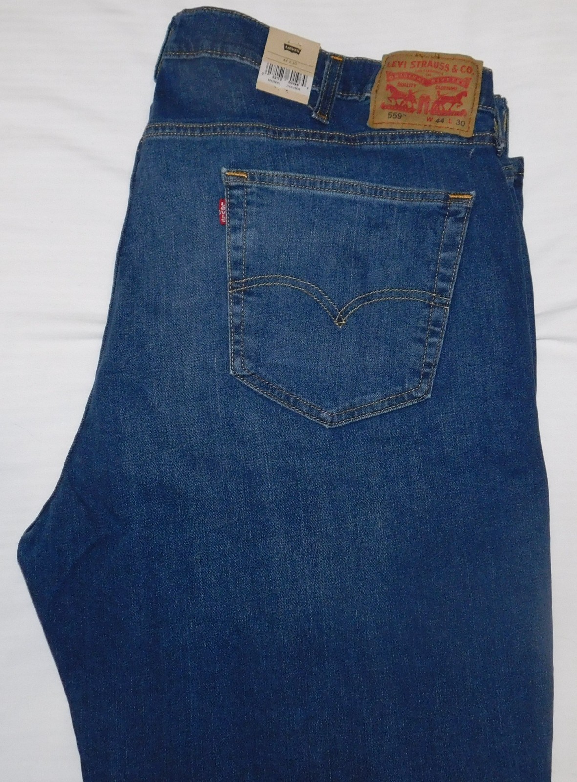LEVIS 559 Relaxed Straight Jeans Stretch Loose Big & Tall NWT Steely Blue