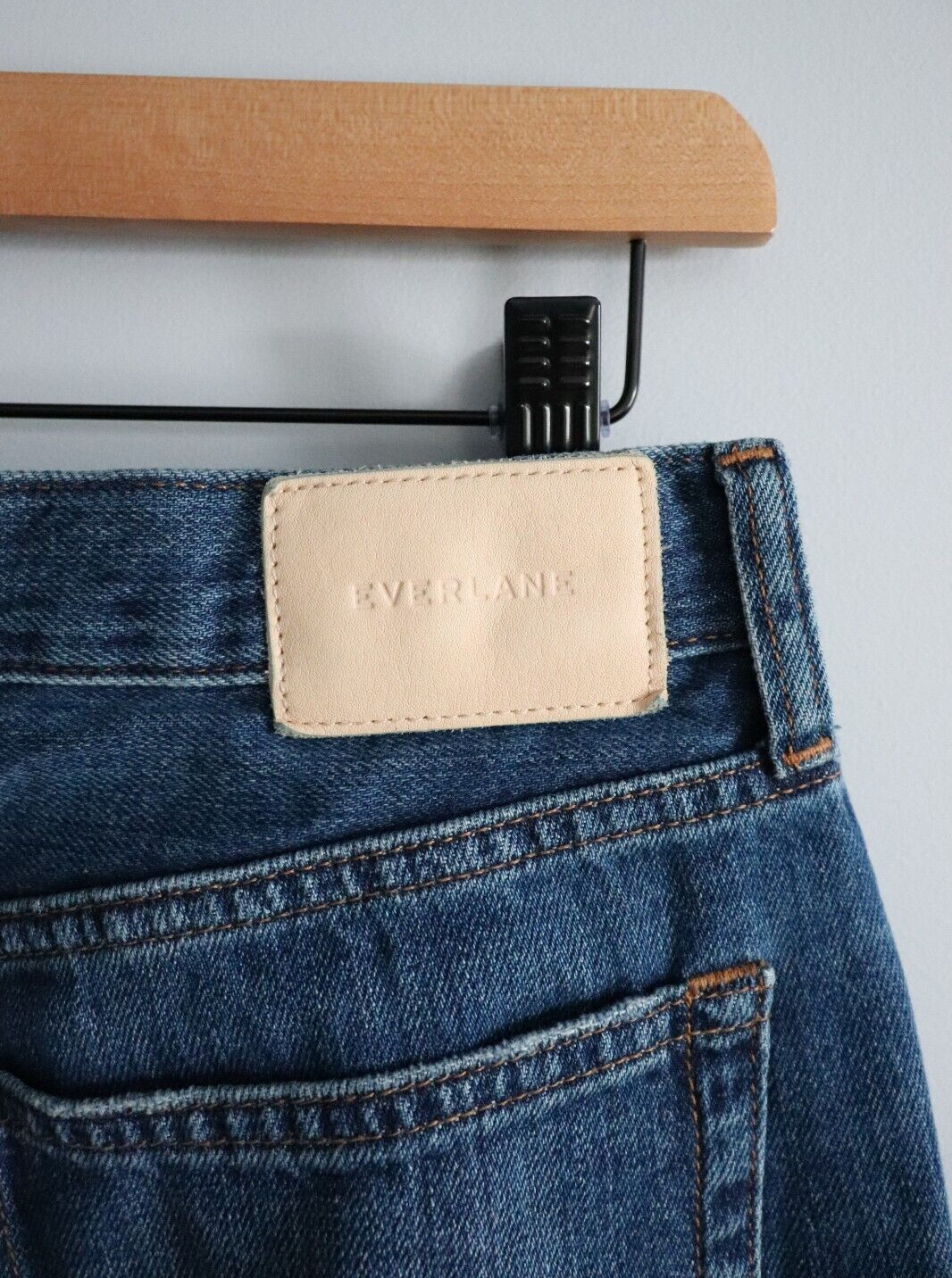 Everlane Women’s Sz 27R The Summer Distressed High Rise Medium Wash Denim Jeans