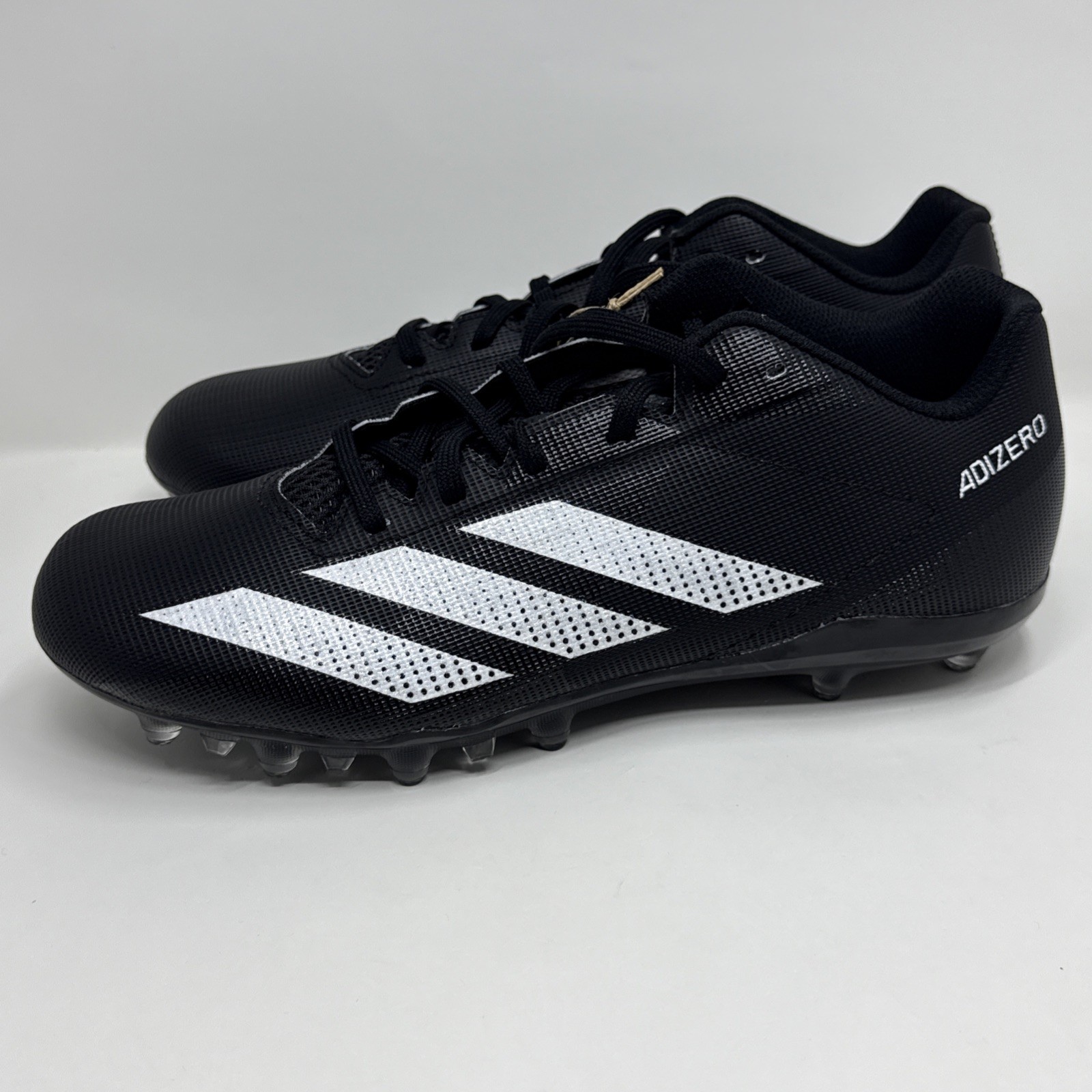 NEW adidas Electric.2 Black White Low Football Cleats IF1902 Size 9.5