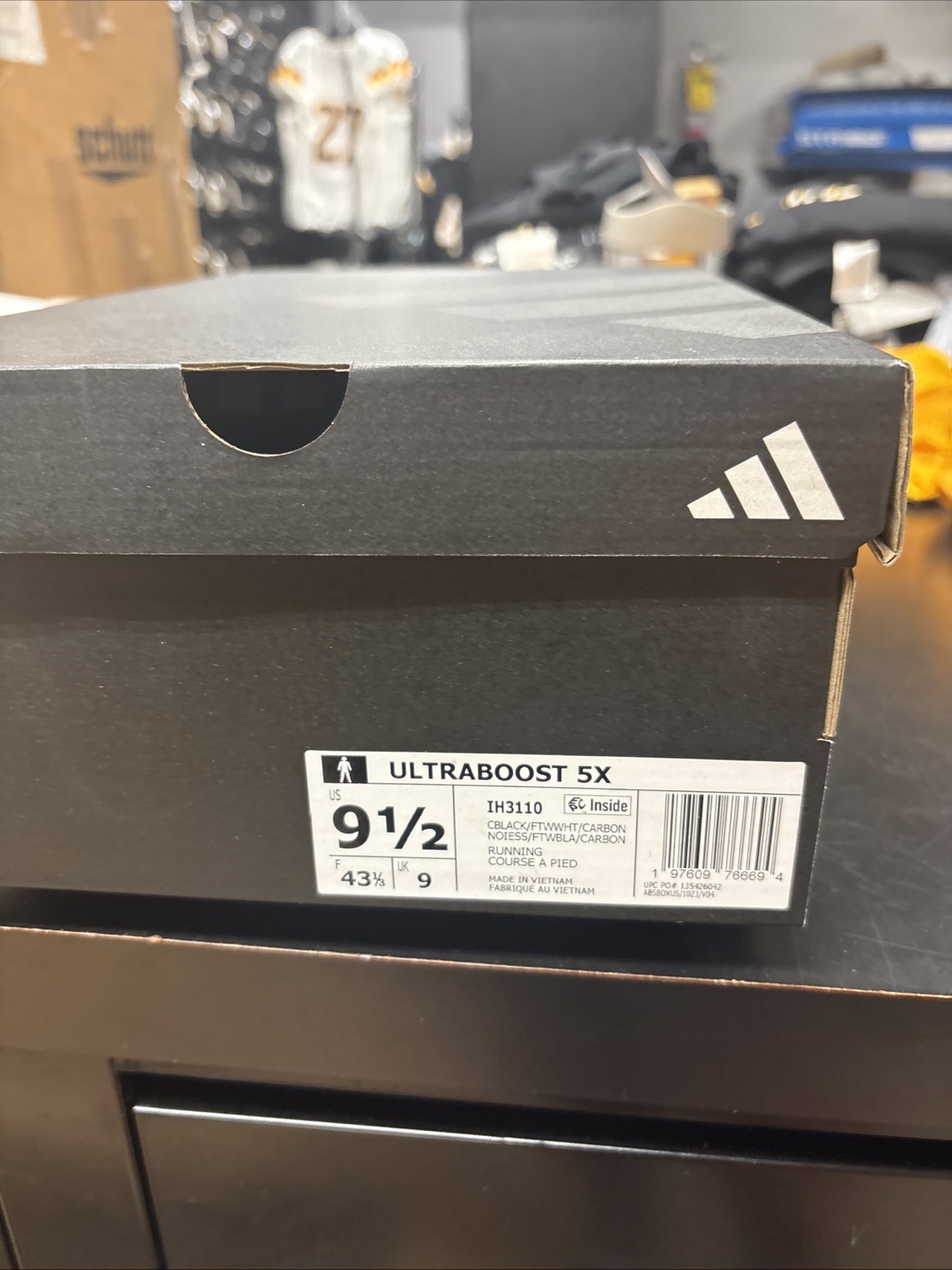 Adidas White Black And Grey Ultraboost 5x Mens Size 9.5