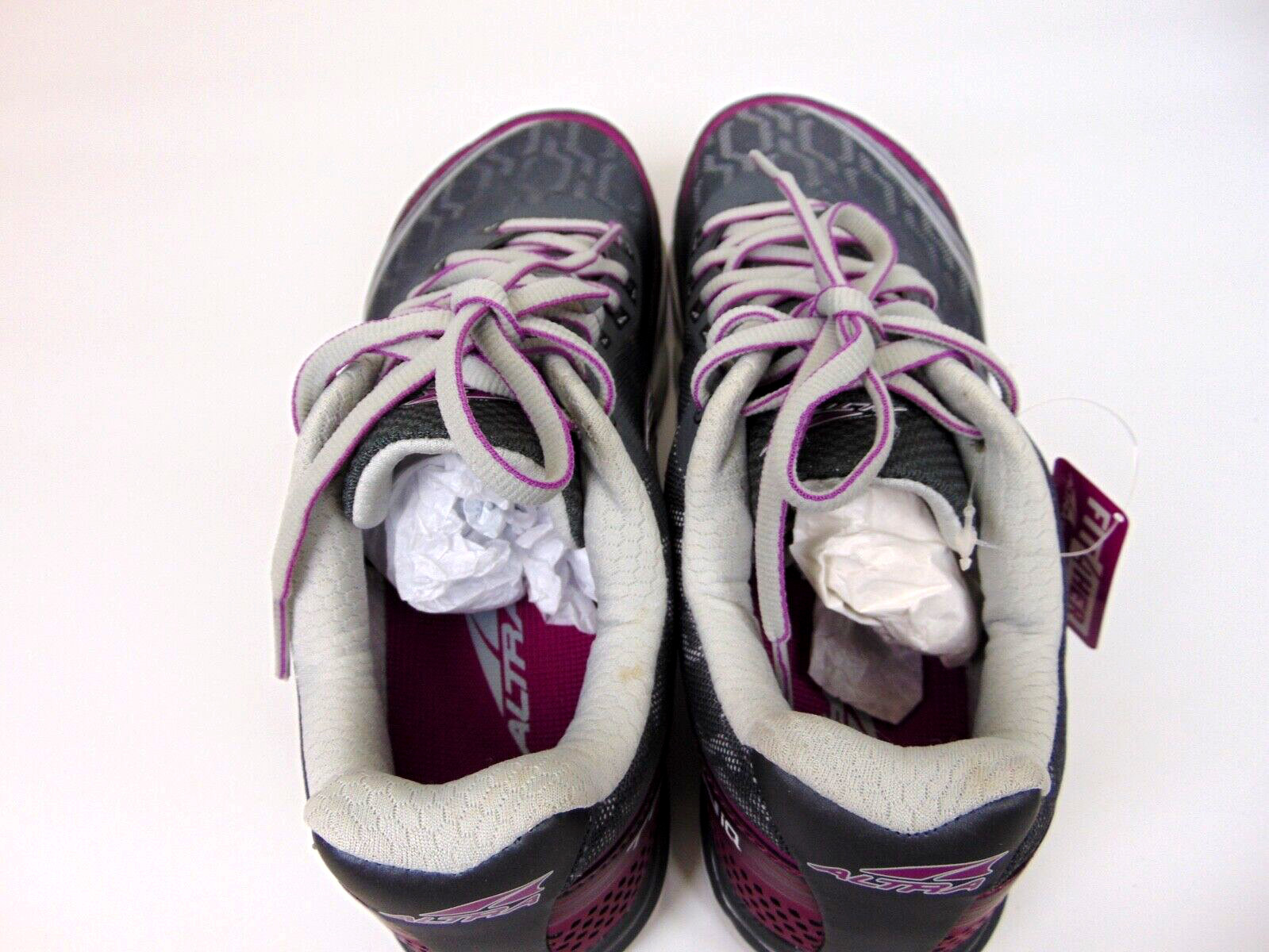 ALTRA Womens Torin IQ Road Running Athletic Shoes, Size 8.0 Med, Gray/Purple NEW