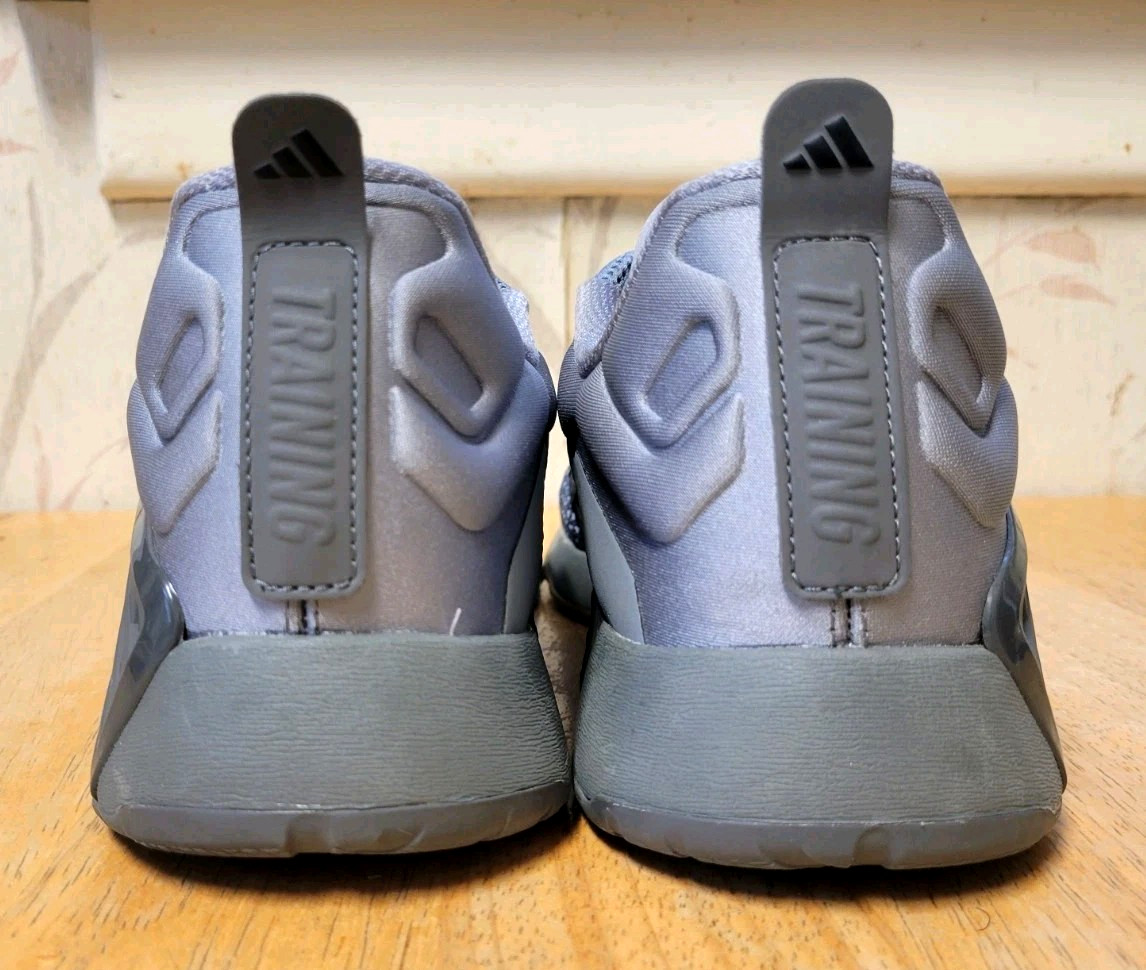 Adidas Dropset 3 Men’s Grey Core Black Cross Training Workout Shoes ID8627 Sz 10