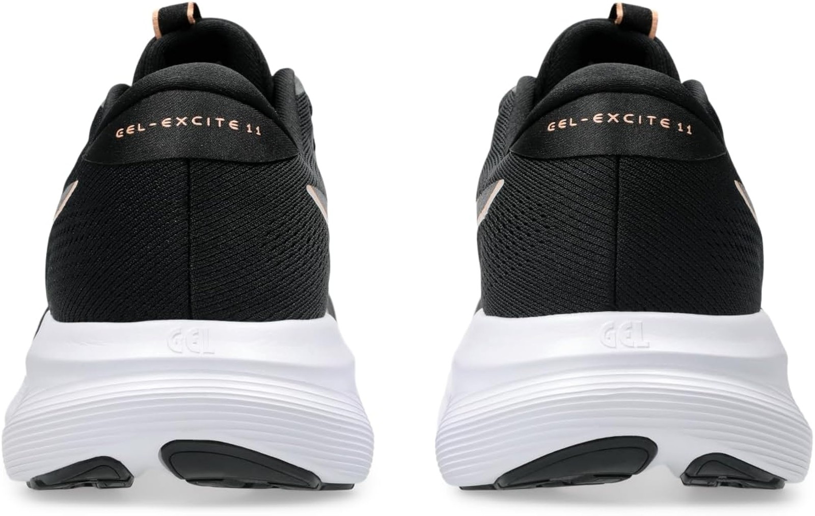 ASICS Mens Gel-Excite 11 – Black/Bright Sunstone – 8