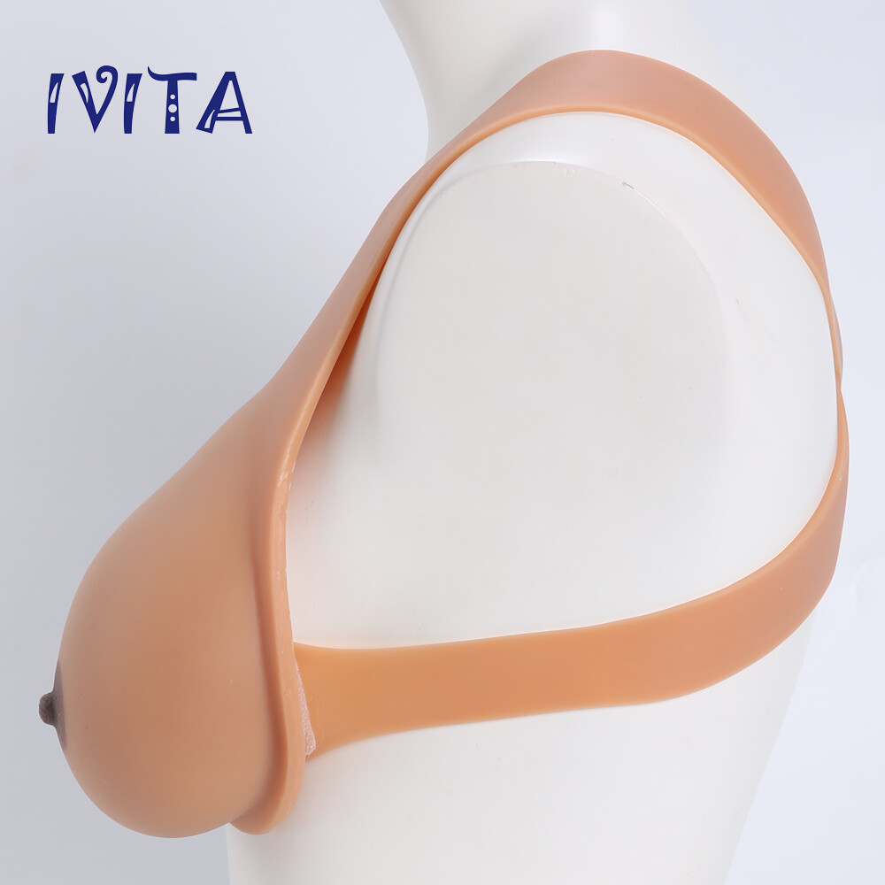 EE Cup Lifelike Soft Silicone Breast Forms Transgender Crossdresser Fake Boobs