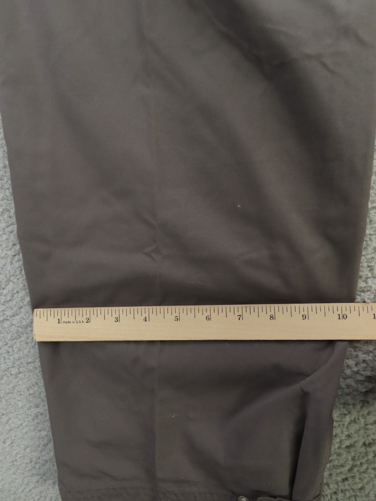 One Tough Brand OTB Pants Mens 34×32 Green Cargo Zip Baggy Parachute Skater Y2K