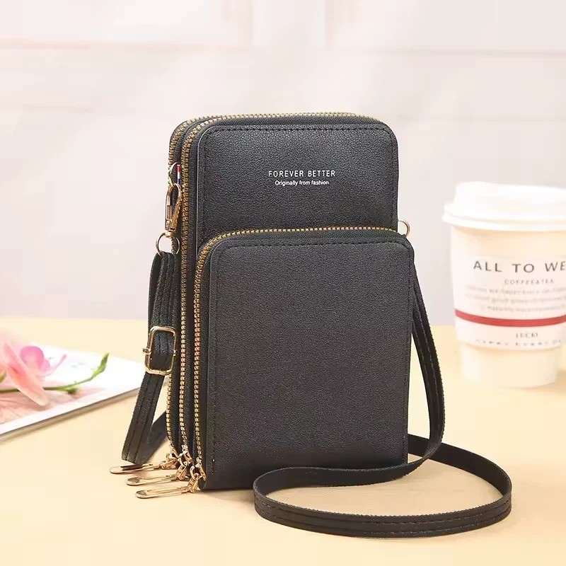 Small Crossbody Cell Phone Purse with Large Touch Screen for Women Mini Handbag