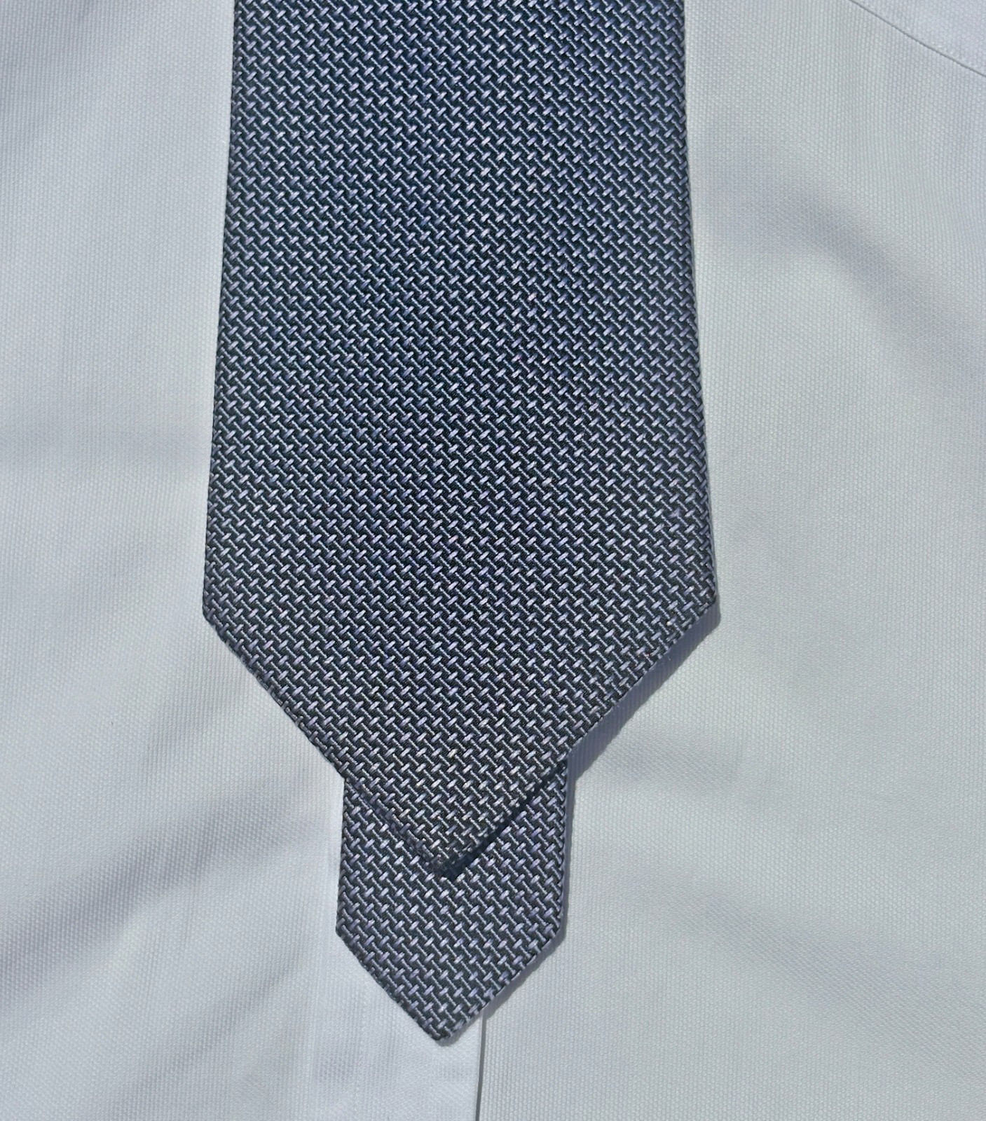 Ralph Lauren Purple Label Woven Violet-Blue Silk Necktie – England – $235.00