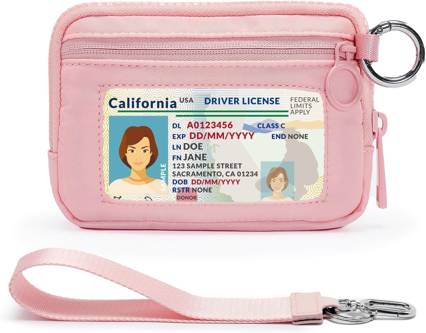 Lightweight Nylon Wristlet Wallet for Women – Perfect for Travel & Errands