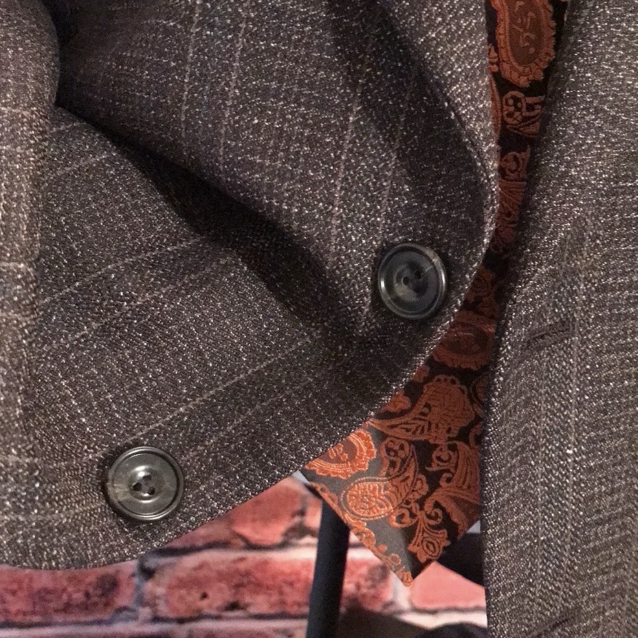 46 R Louis Roth Brown Gray Tweed Wool 2 Btn Mens Jacket Sport Coat Blazer Mint
