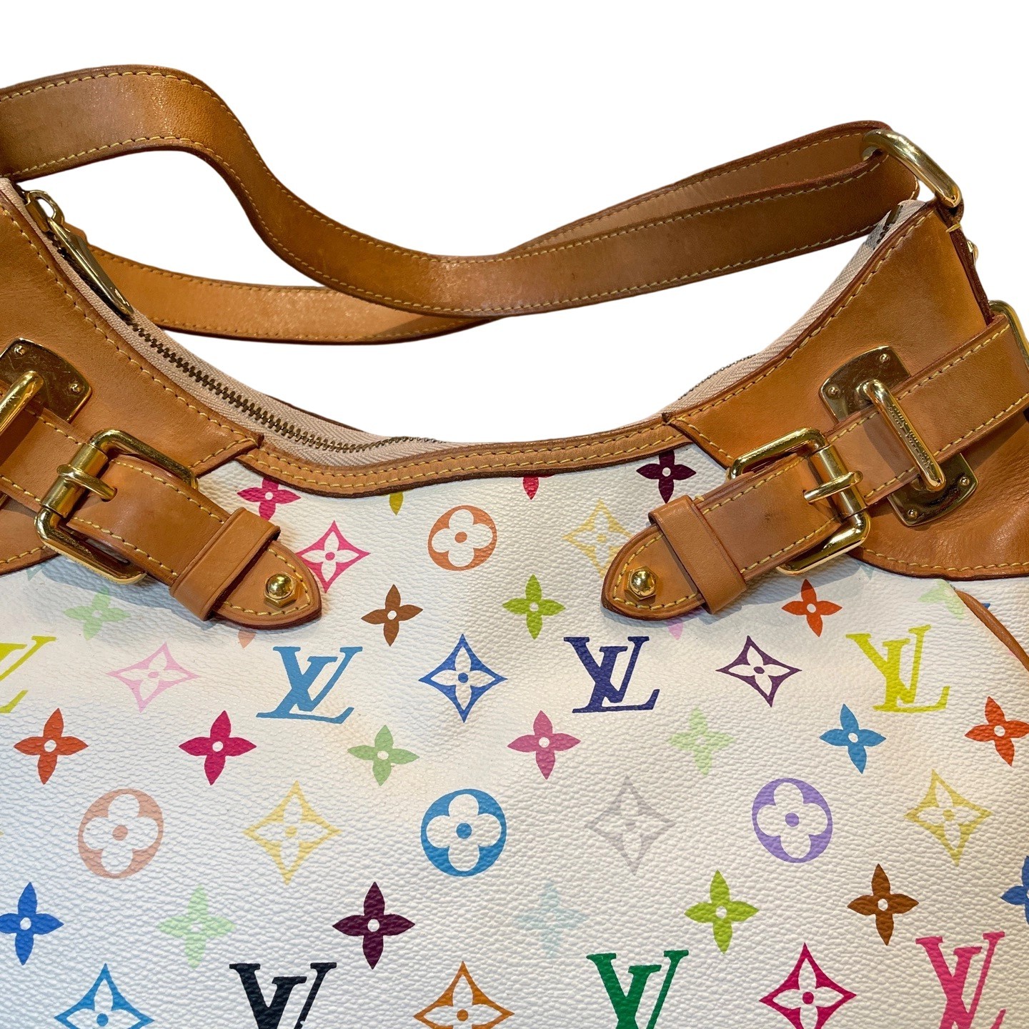Louis Vuitton Greta Satchel Multicolor Monogram Canvas