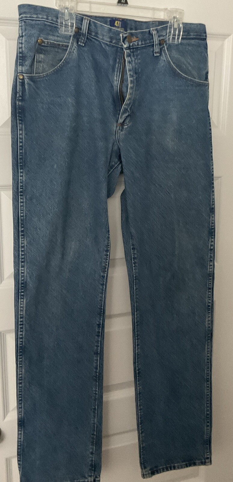 Wrangler Jeans Men 34×36 47MWZ Straight Denim,