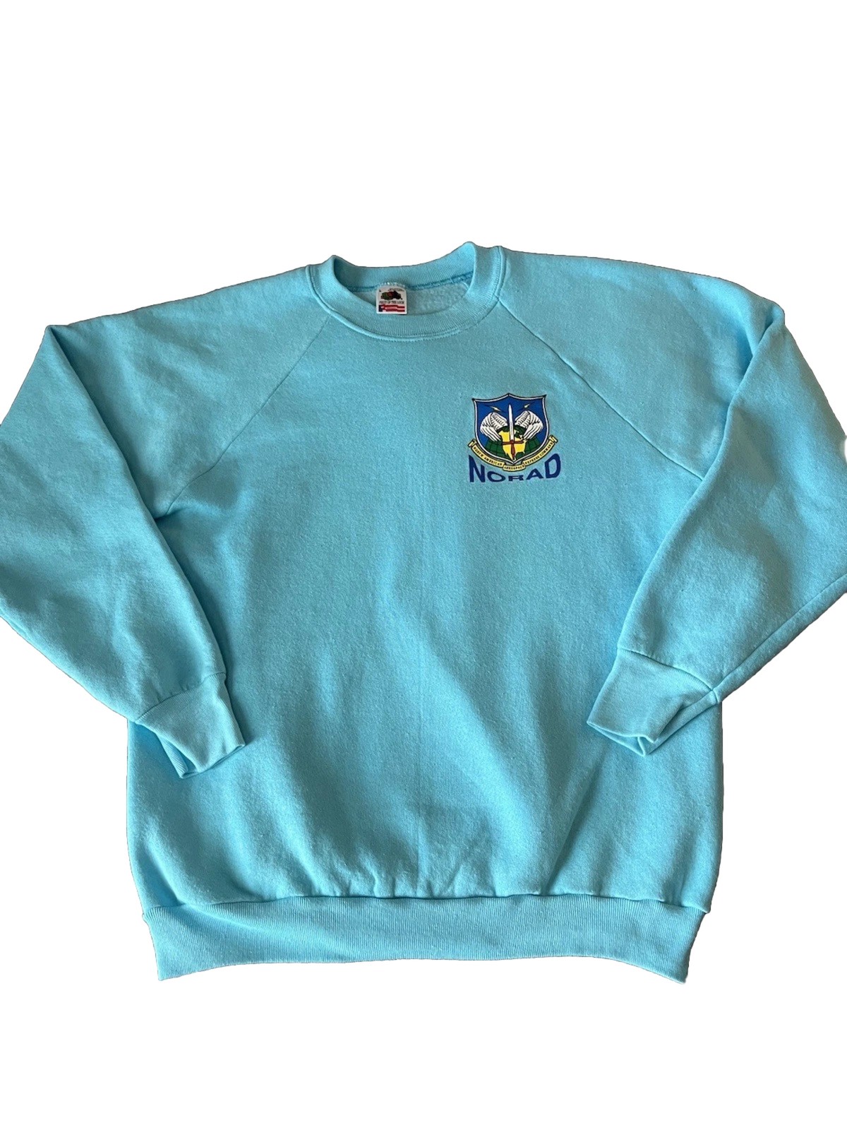 Vintage 90s NORAD North American Aerospace Defense Command Sweatshirt Military L